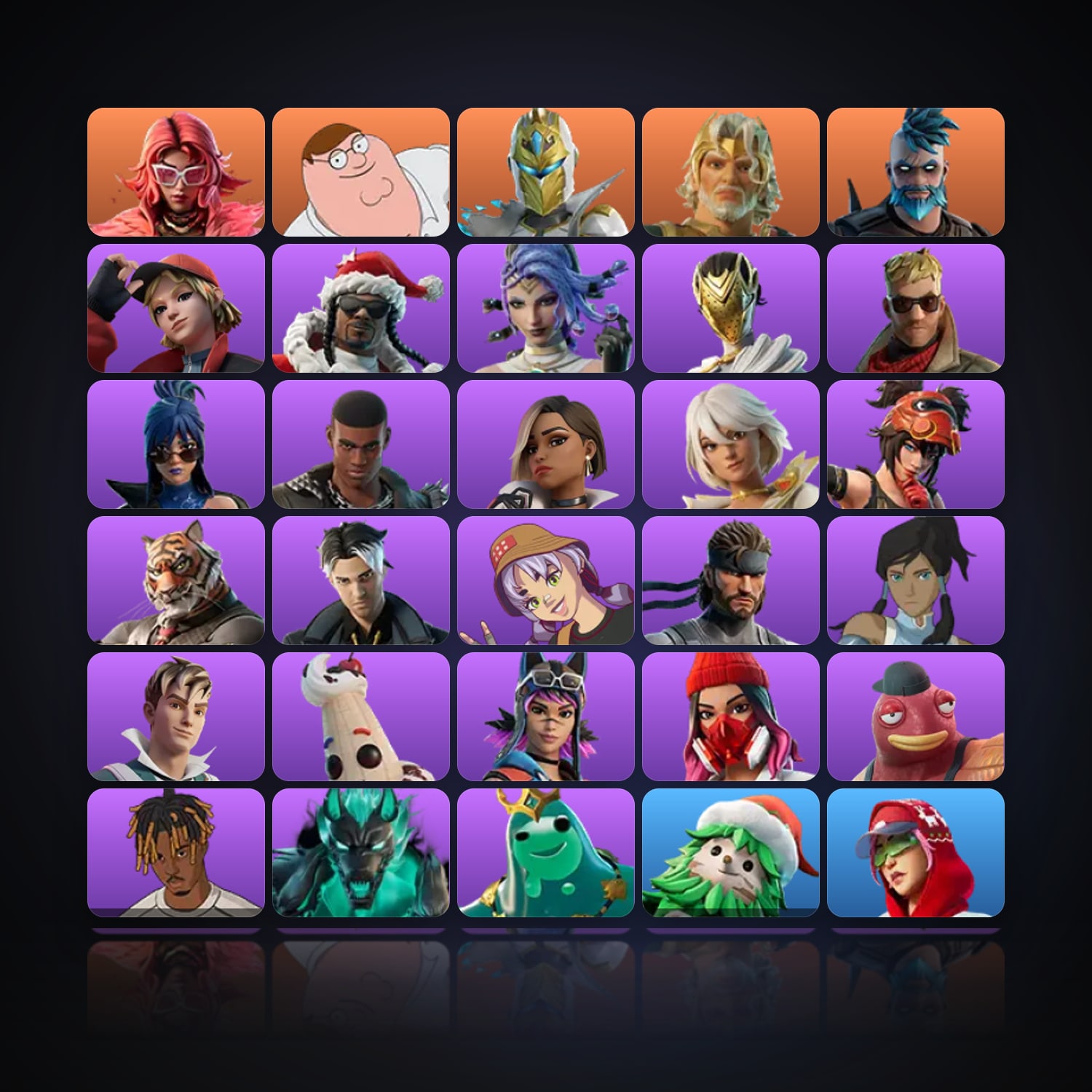 Fortnite | 34 Skins | 350 V-Bucks | Level 847 | 109 Wins — HabibiAccounts