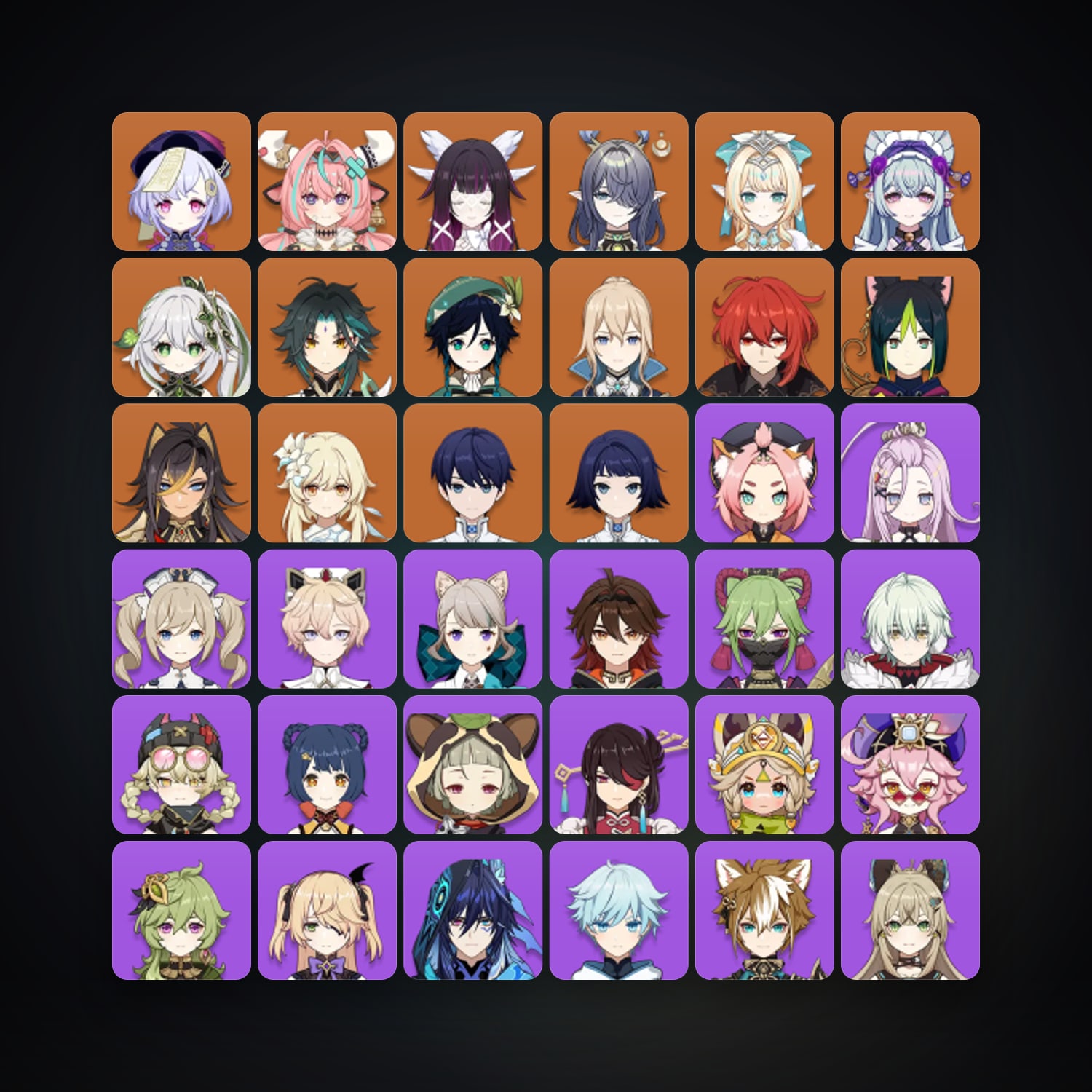 Genshin Impact | AR 56 | 55 Chars | 13× 5★ — HabibiAccounts