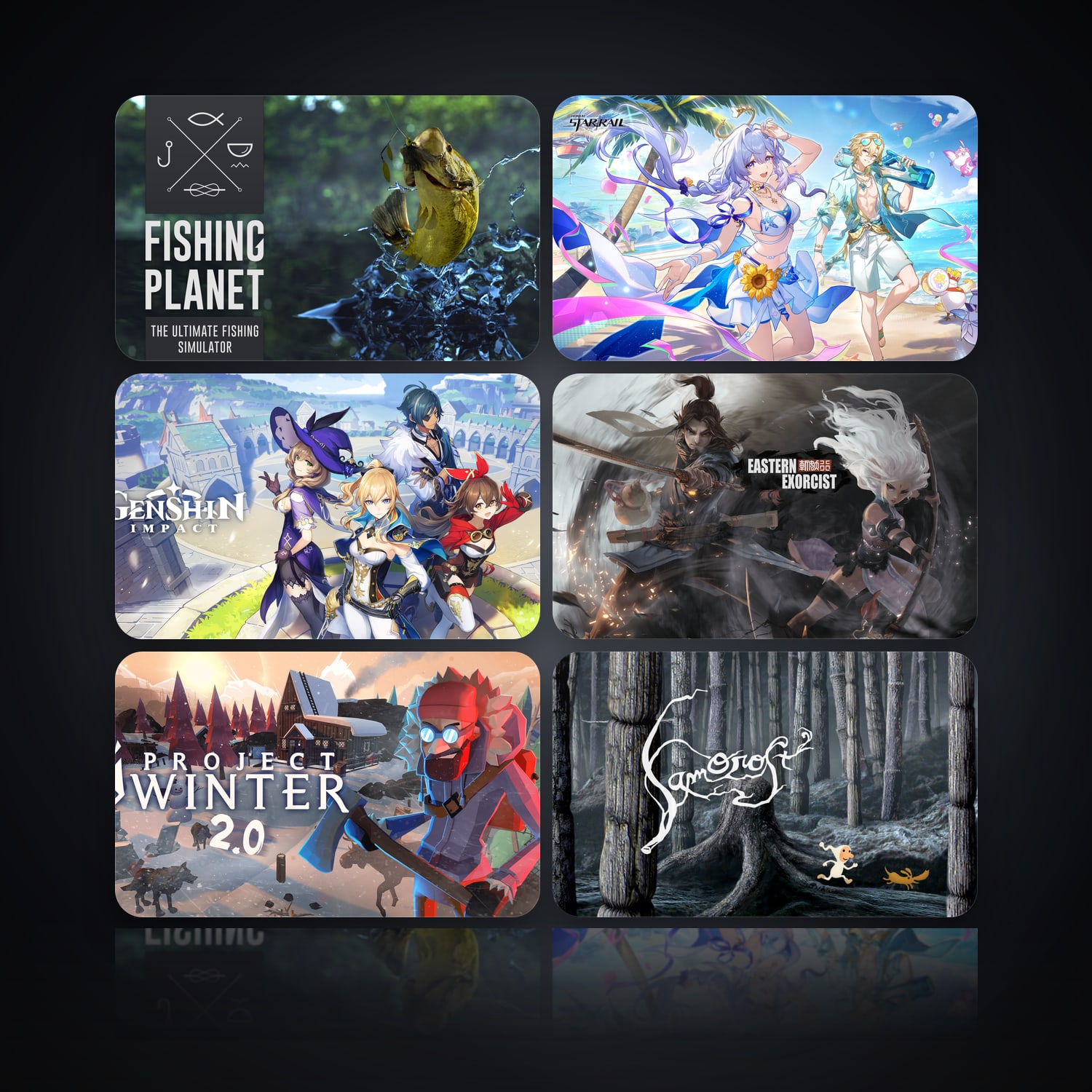 Fishing Planet & Honkai: Star Rail | 17 Games — HabibiAccounts