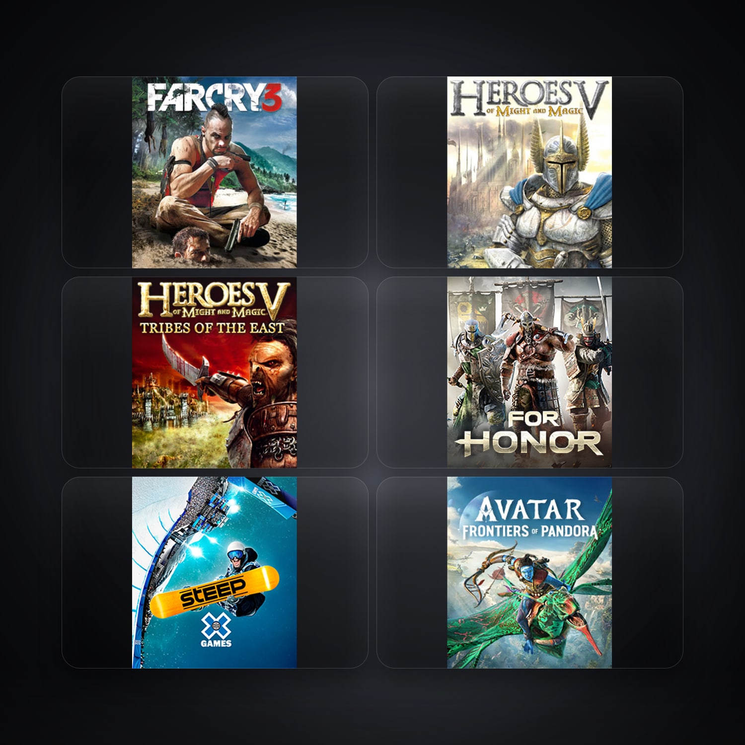 حساب يوبيسوفت فيه Far Cry 3 Deluxe Edition وHeroes of Might and Magic V، DK، 8 ألعاب — HabibiAccounts