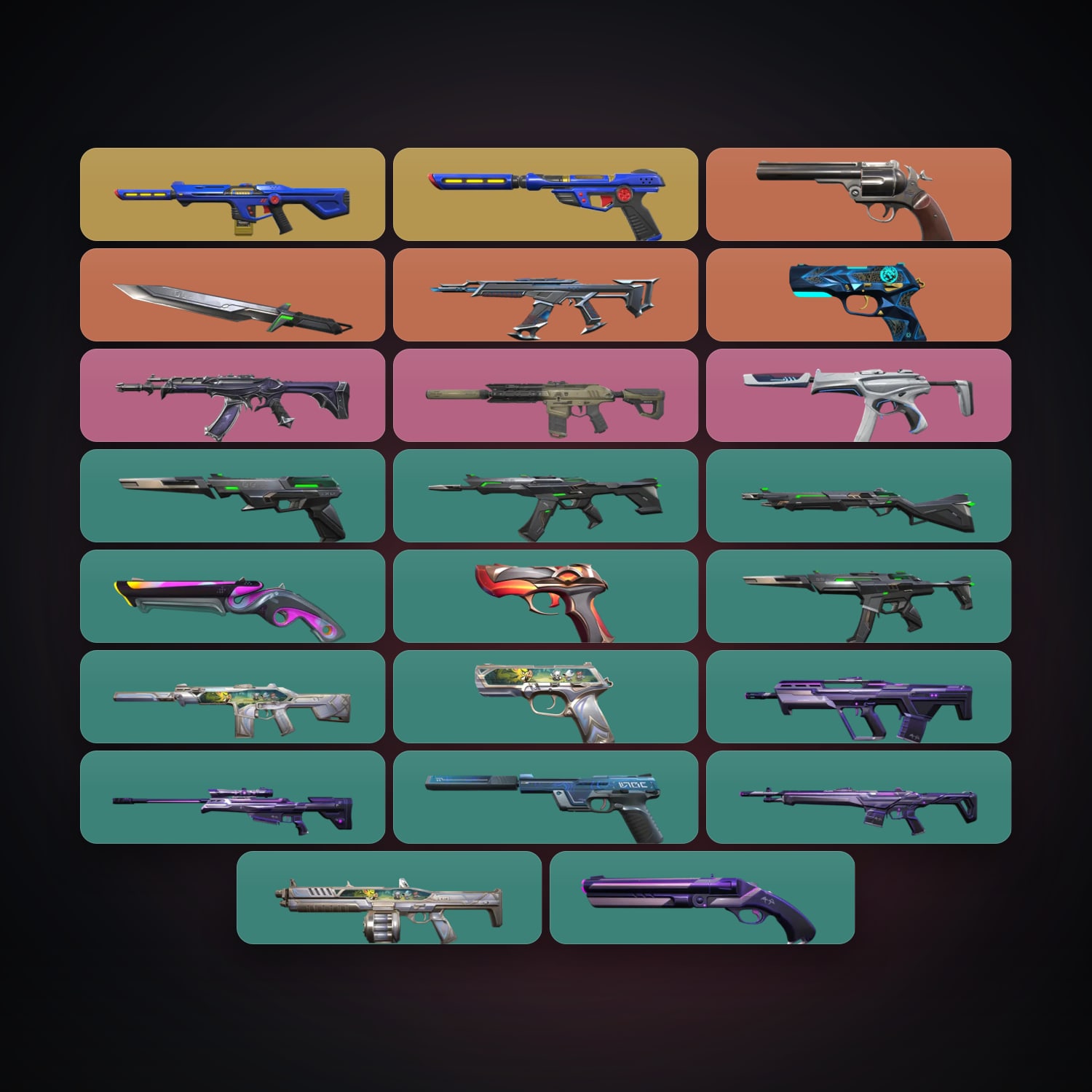 EU Silver 2 locker — 1 knives, 23 skins, lvl 102 — HabibiAccounts