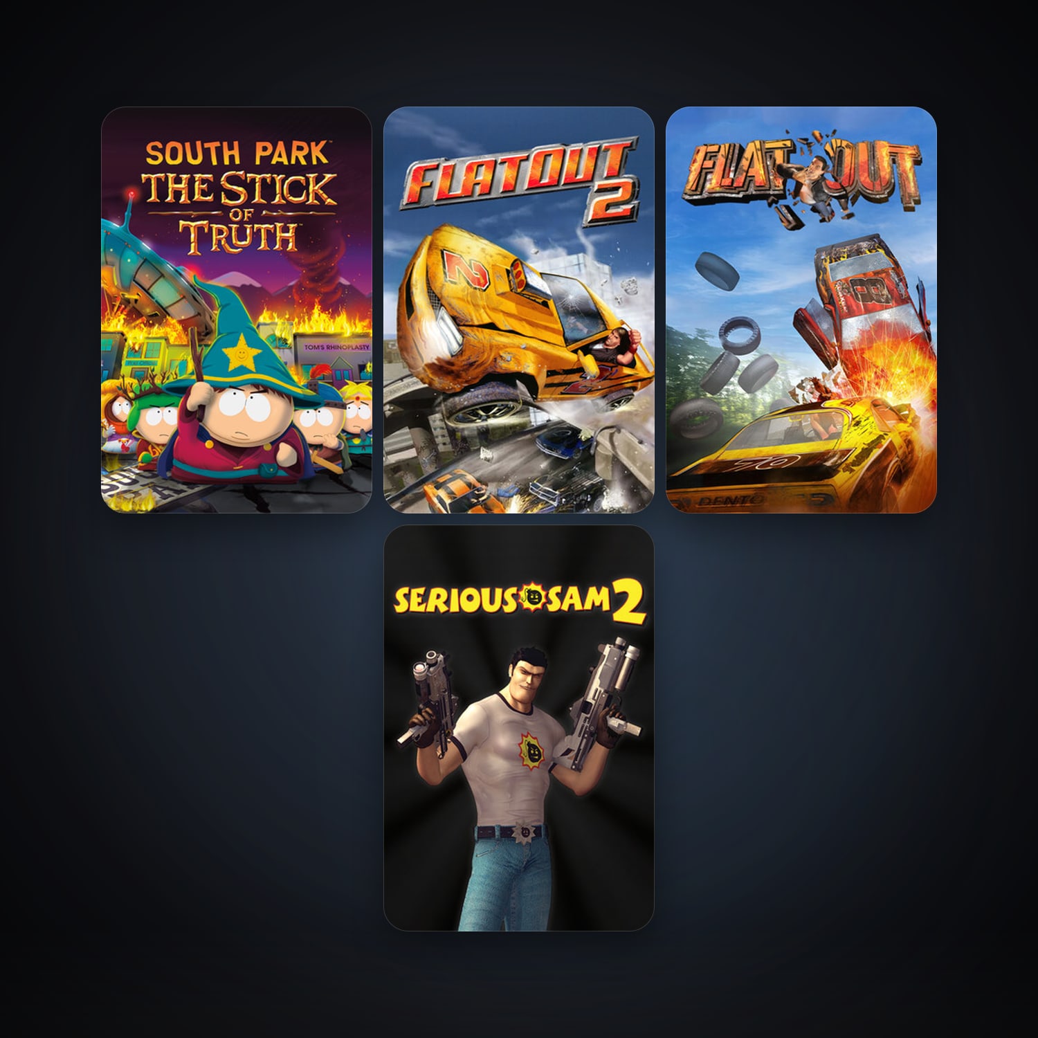 FlatOut 2 + FlatOut, 9 games, clean — HabibiAccounts
