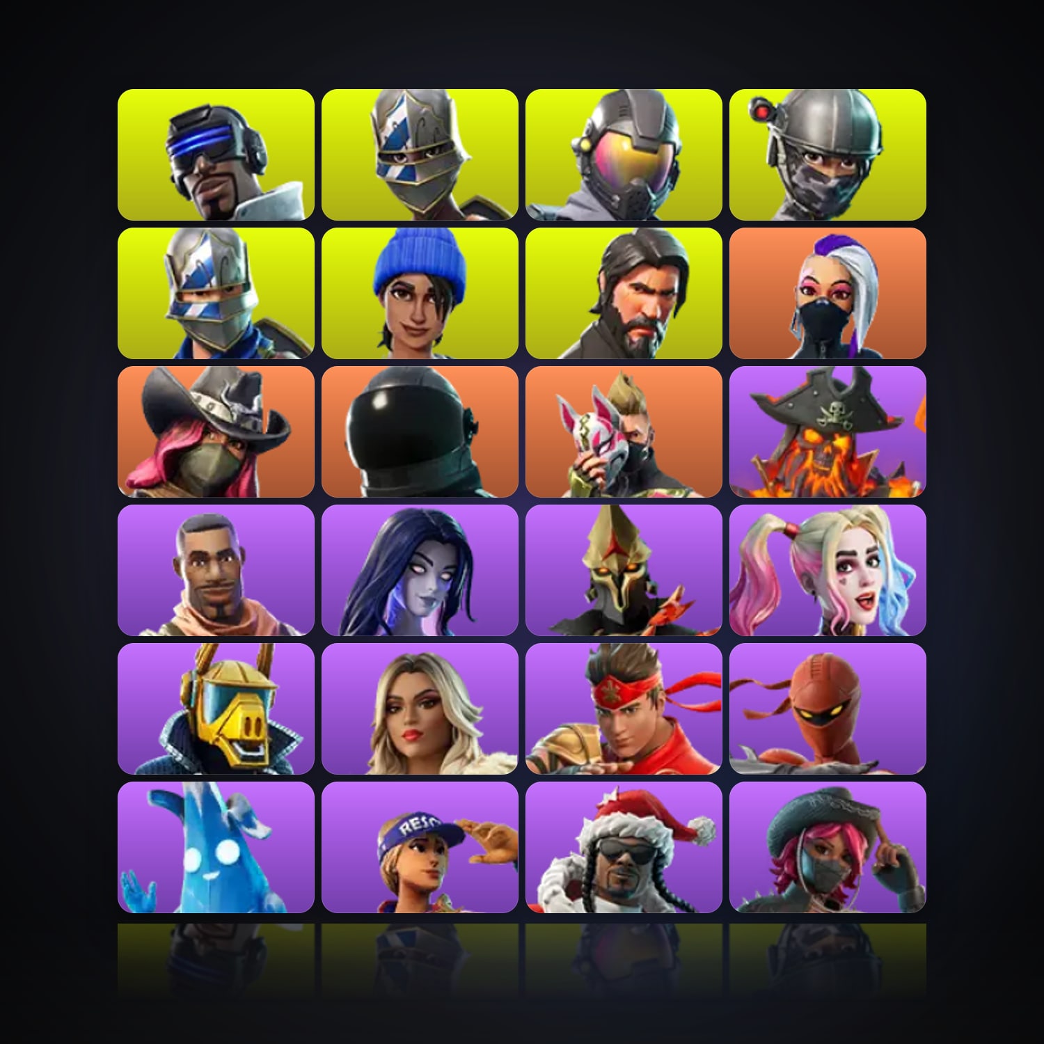 Fortnite | 80 Skins | 950 V-Bucks | Level 1322 | 247 Wins — HabibiAccounts