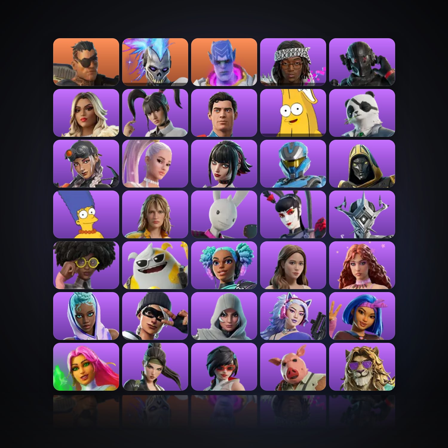 Fortnite | 118 Skins | Level 1860 | 405 Wins — HabibiAccounts