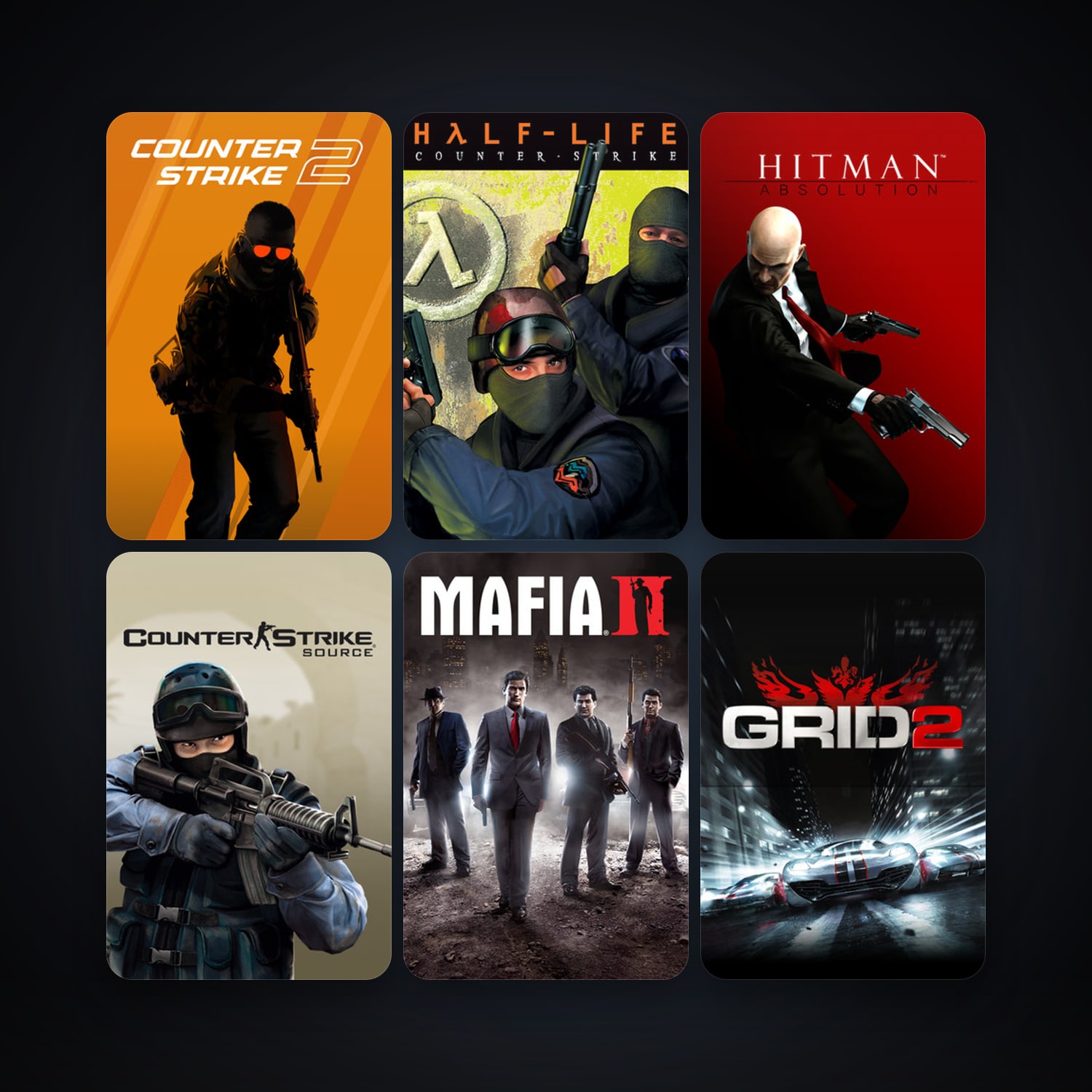Counter-Strike + Counter-Strike: Source, 53 games, Steam 17, clean — HabibiAccounts