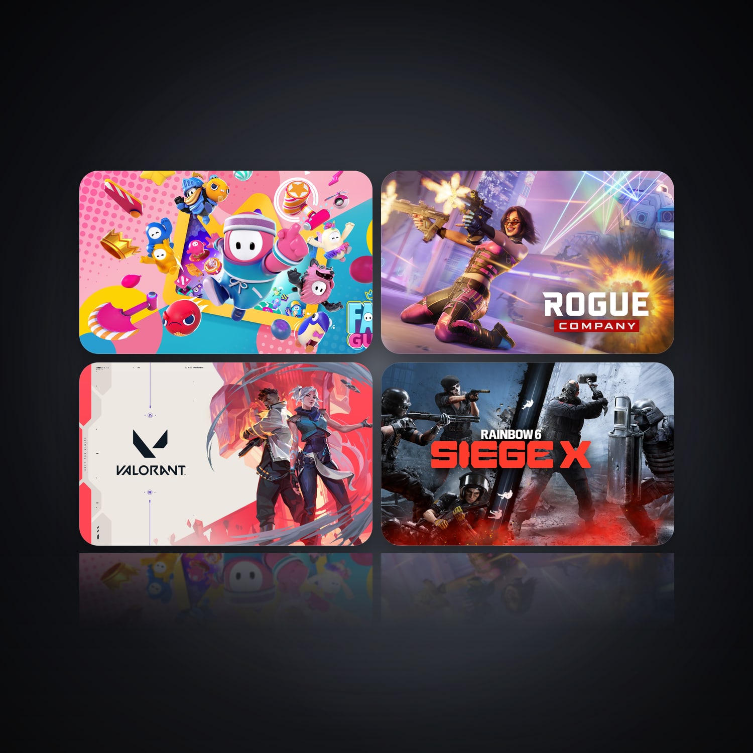 Fall Guys & Rogue Company | 5 Games — HabibiAccounts