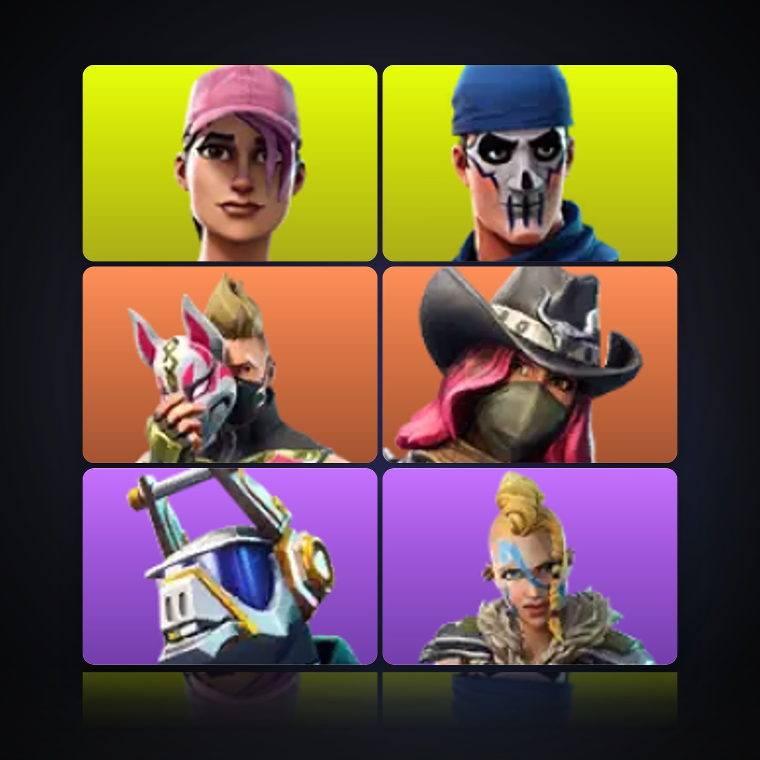 Fortnite | 6 Skins | 350 V-Bucks | Level 75 — HabibiAccounts