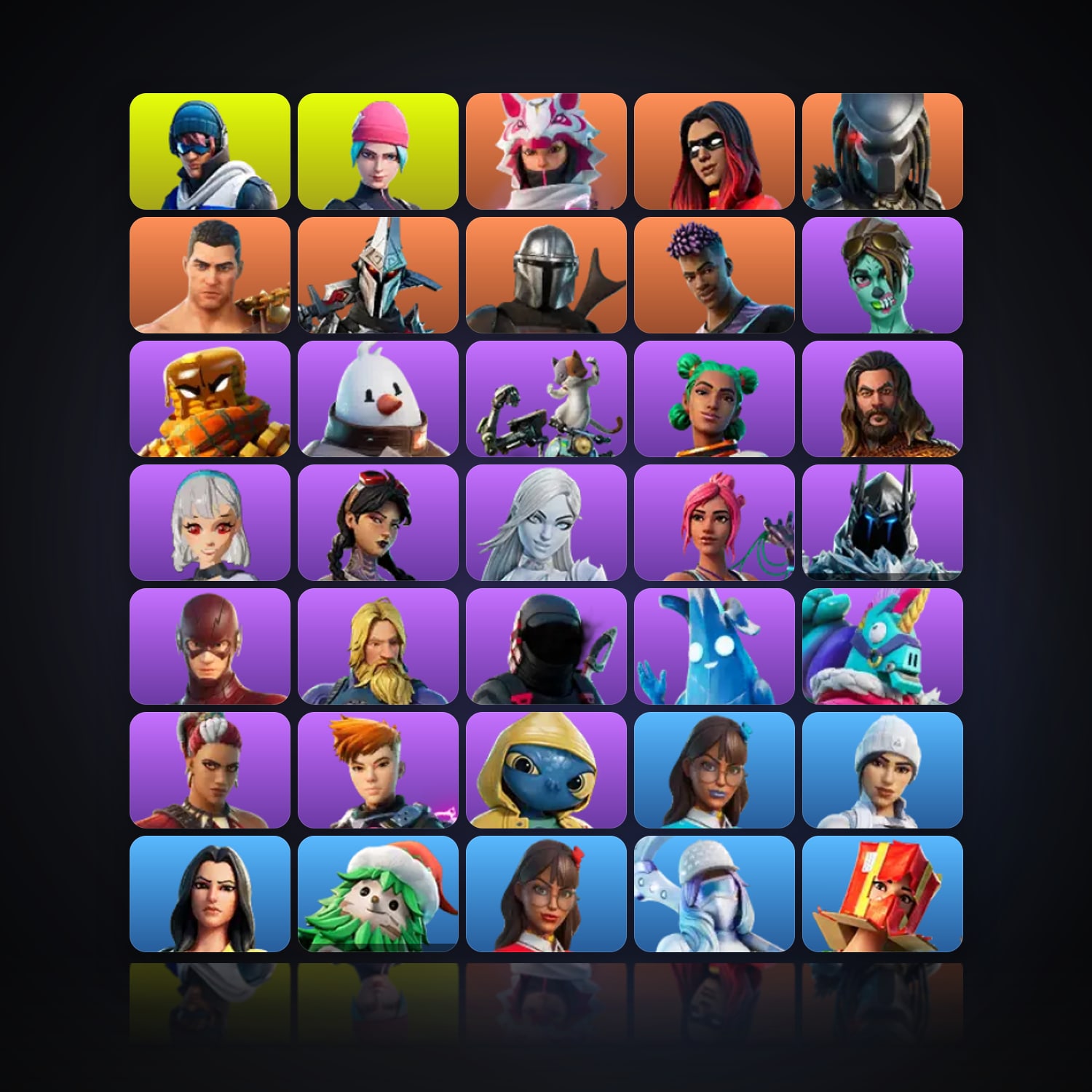 Fortnite | 37 Skins | 550 V-Bucks | Level 929 | 81 Wins — HabibiAccounts