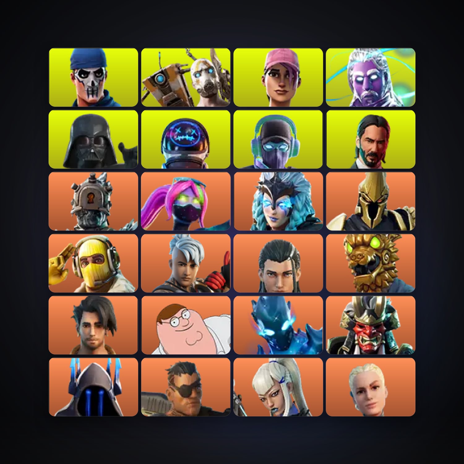 فورتنايت | 554 سكن | 1.9K فيبوكس | لفل 4173 | 838 فوز — HabibiAccounts
