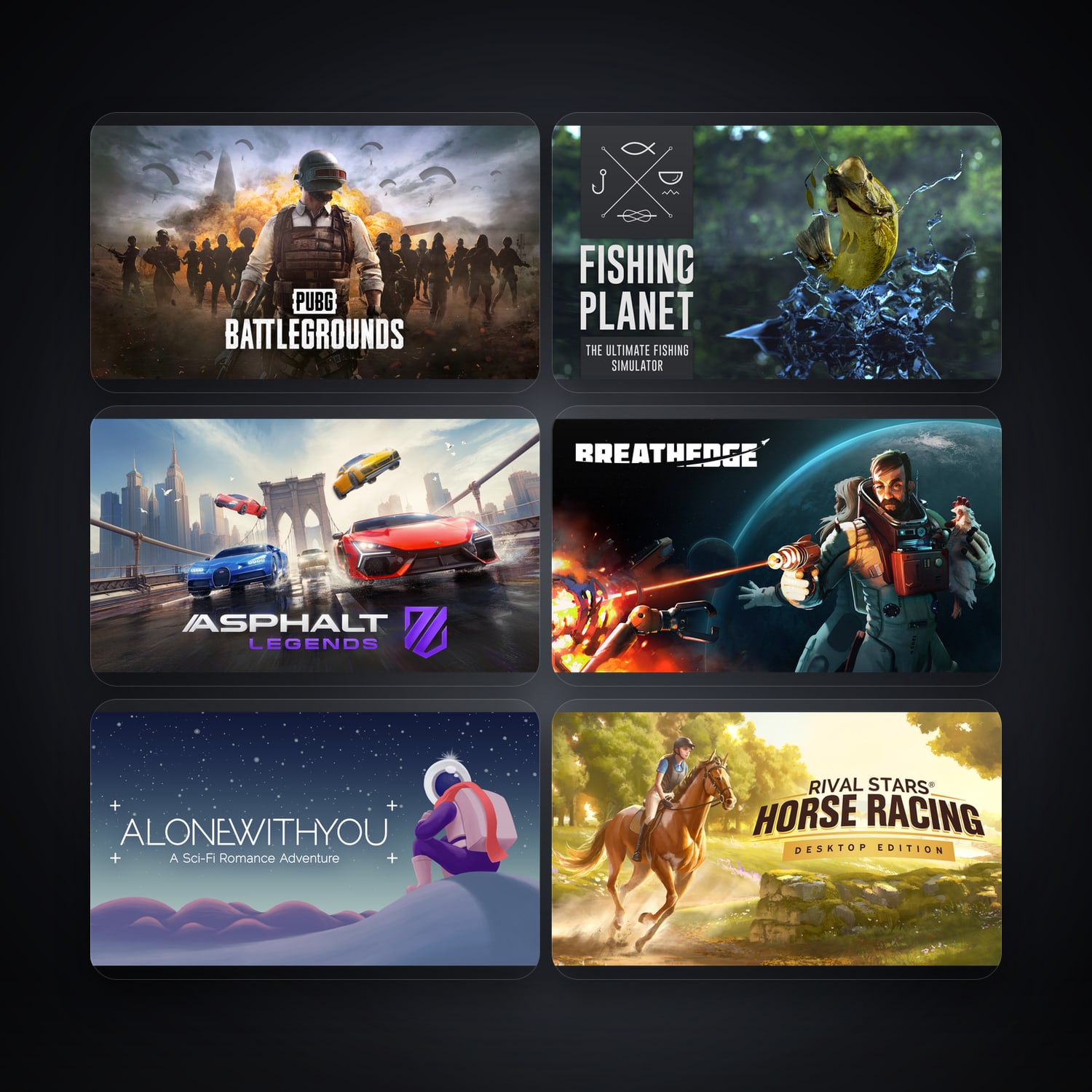 PUBG: BATTLEGROUNDS & Fishing Planet | 6 Games — HabibiAccounts