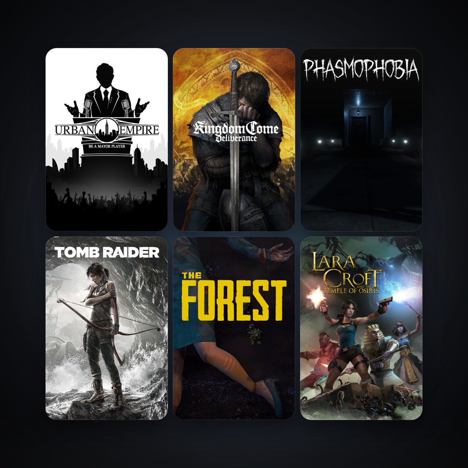 Heroes of Might & Magic V + Tomb Raider, 11 games, clean — HabibiAccounts
