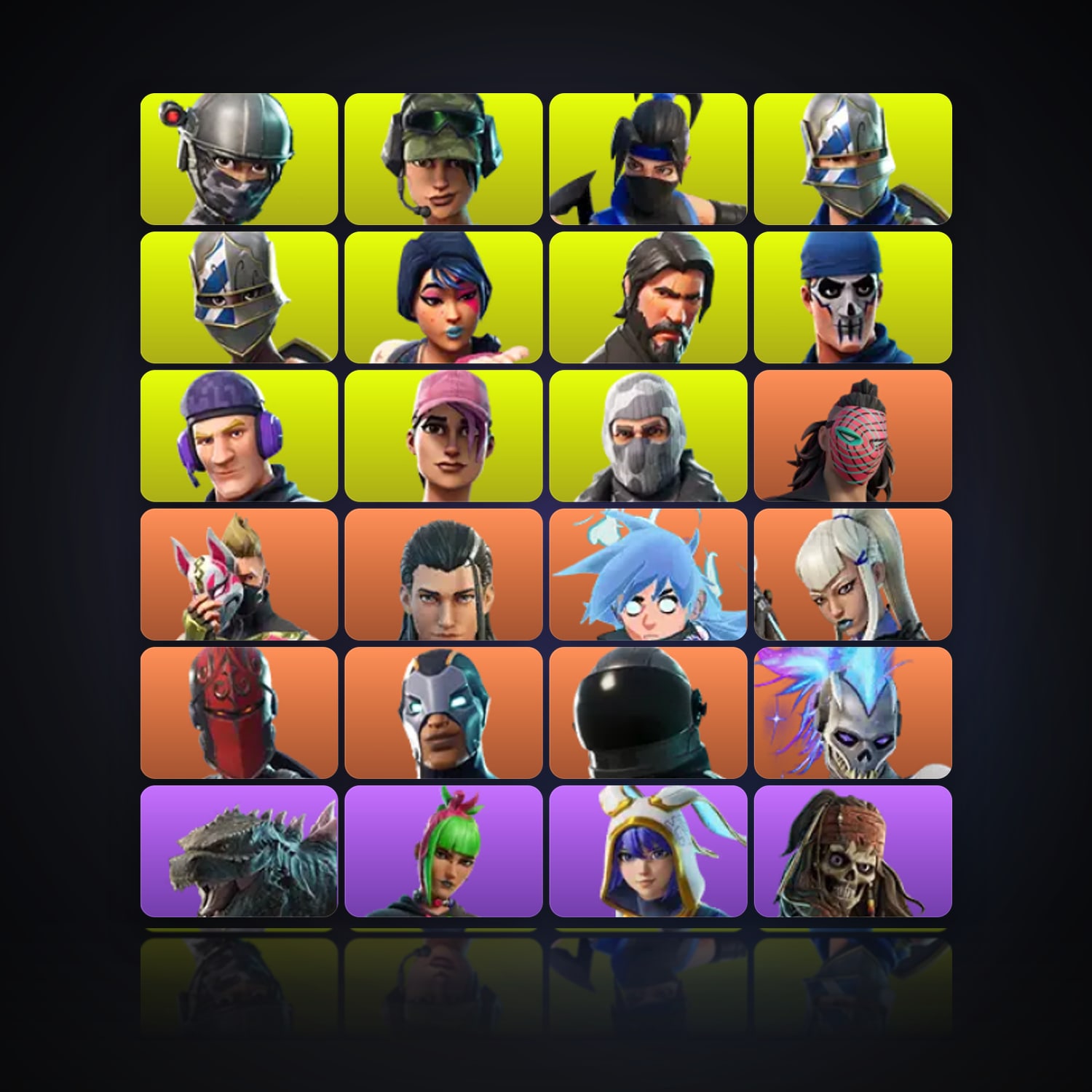 Fortnite | 193 Skins | 250 V-Bucks | Level 3742 | 571 Wins — HabibiAccounts