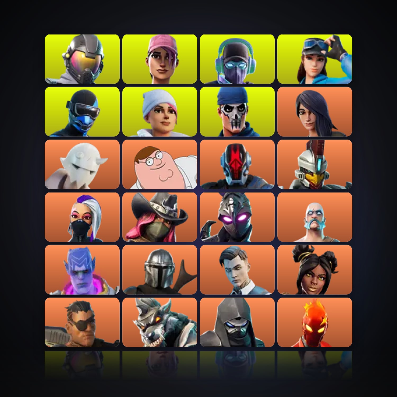 Fortnite | 233 Skins | 450 V-Bucks | Level 3191 | 450 Wins — HabibiAccounts