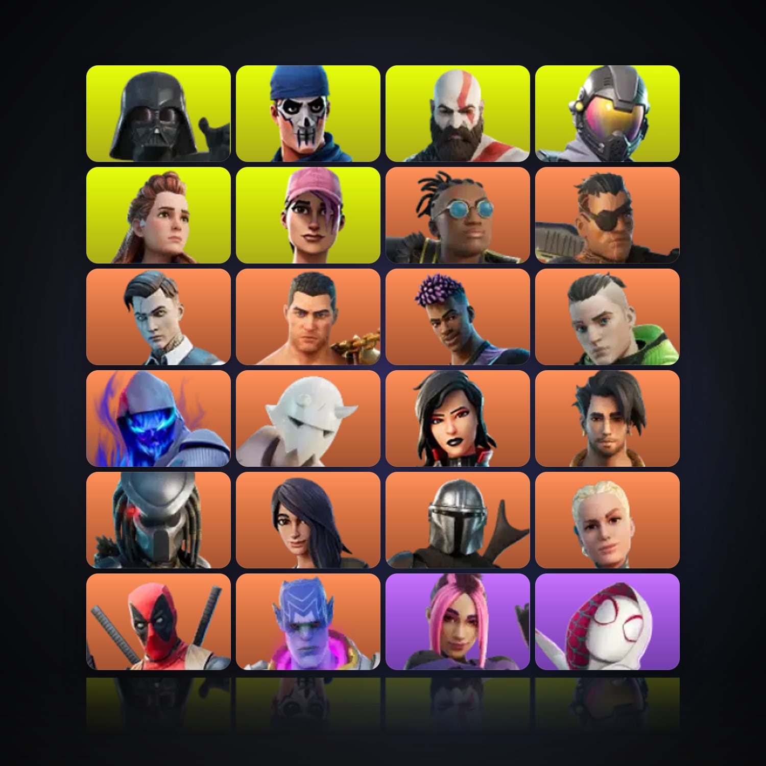 Fortnite | 113 Skins | 450 V-Bucks | Level 1563 | 158 Wins — HabibiAccounts
