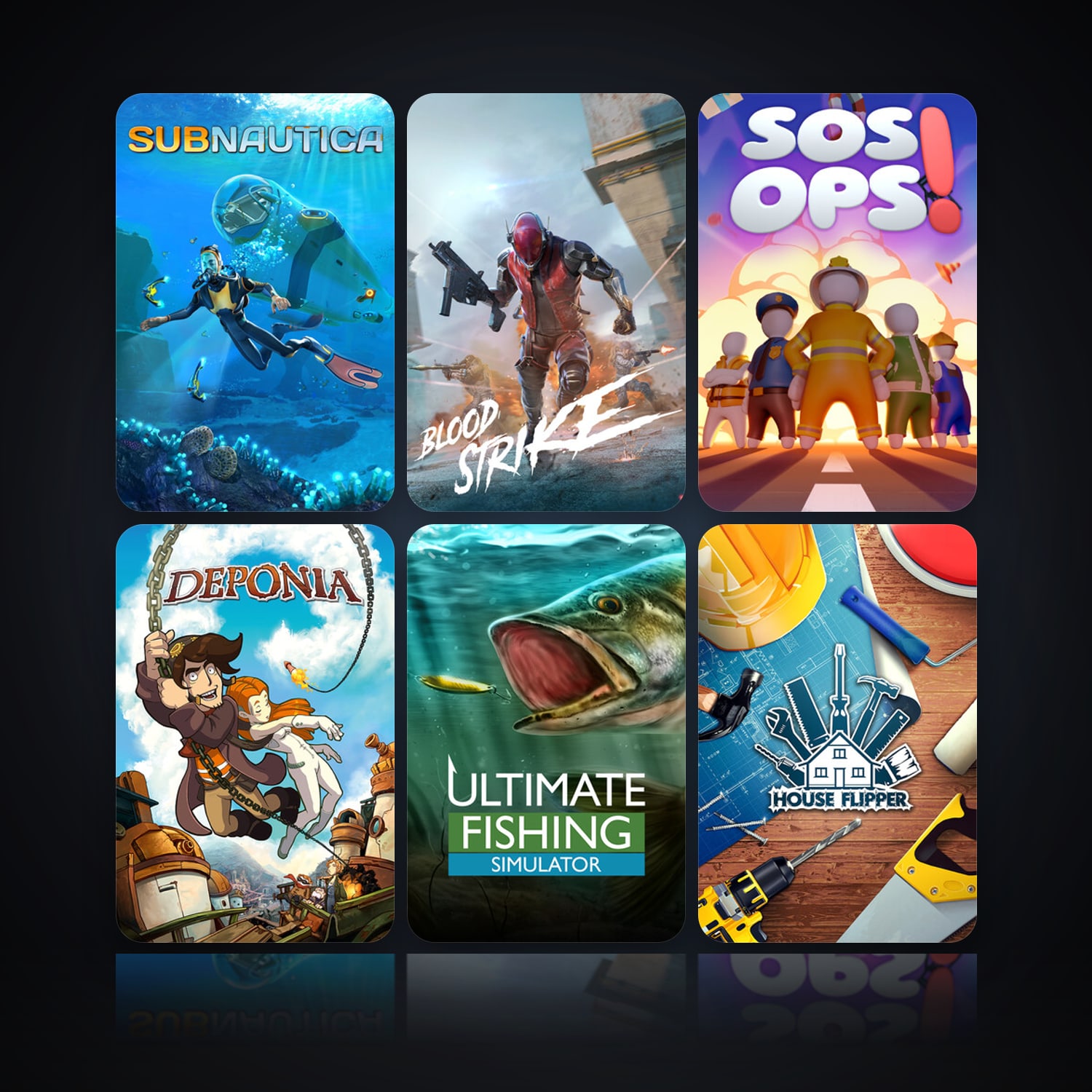 Wuthering Waves & Subnautica | 10 Games | Clean — HabibiAccounts