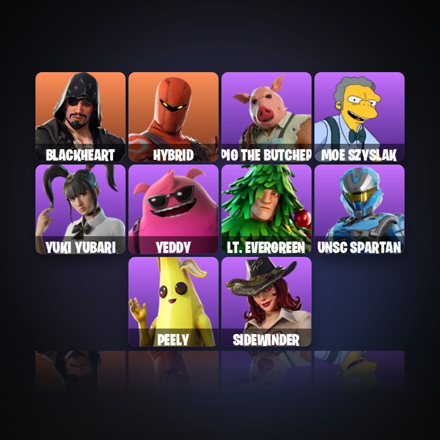 Fortnite | 11 Skins | 250 V-Bucks | Level 636 | 43 Wins — HabibiAccounts