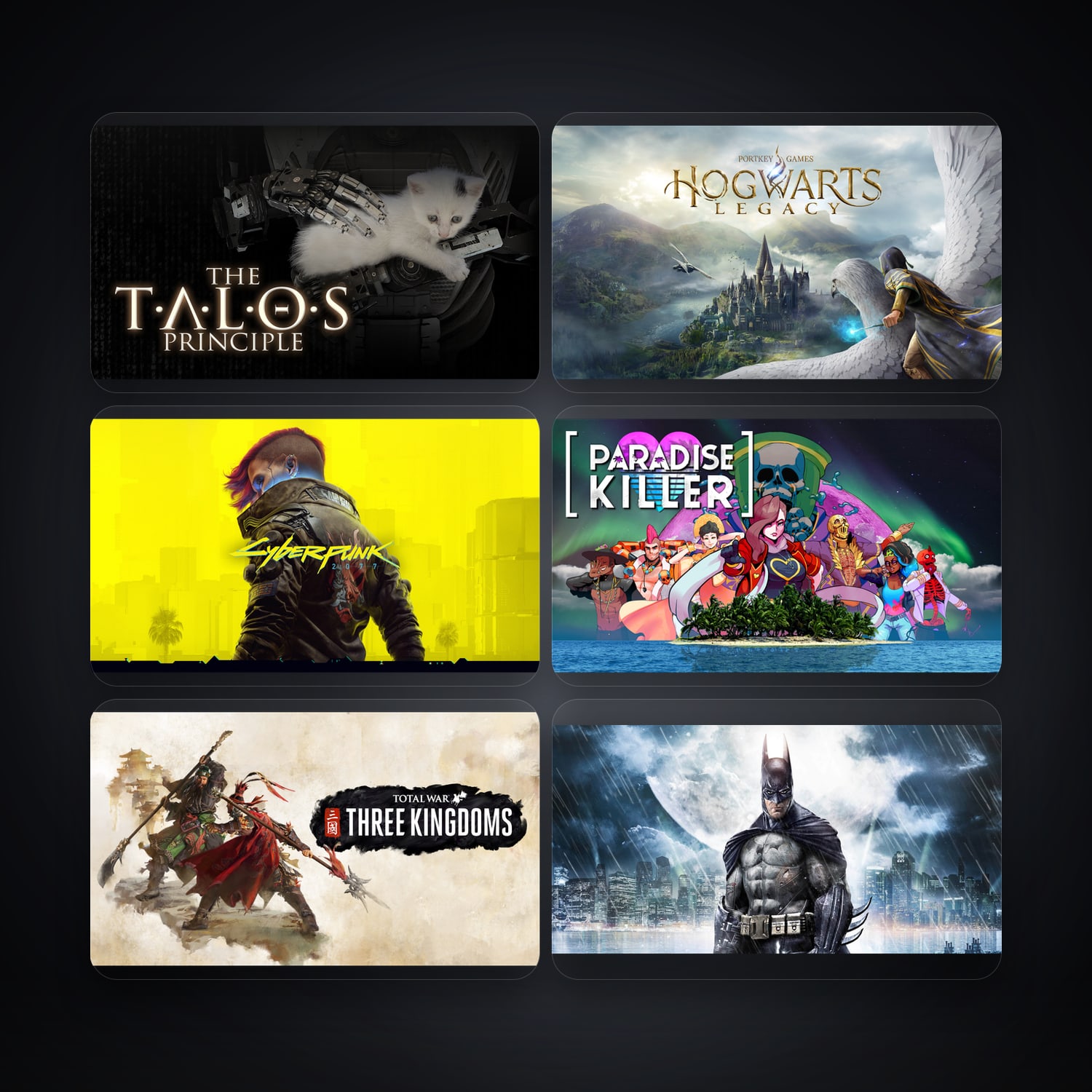 The Talos Principle & Hogwarts Legacy | 25 Games — HabibiAccounts