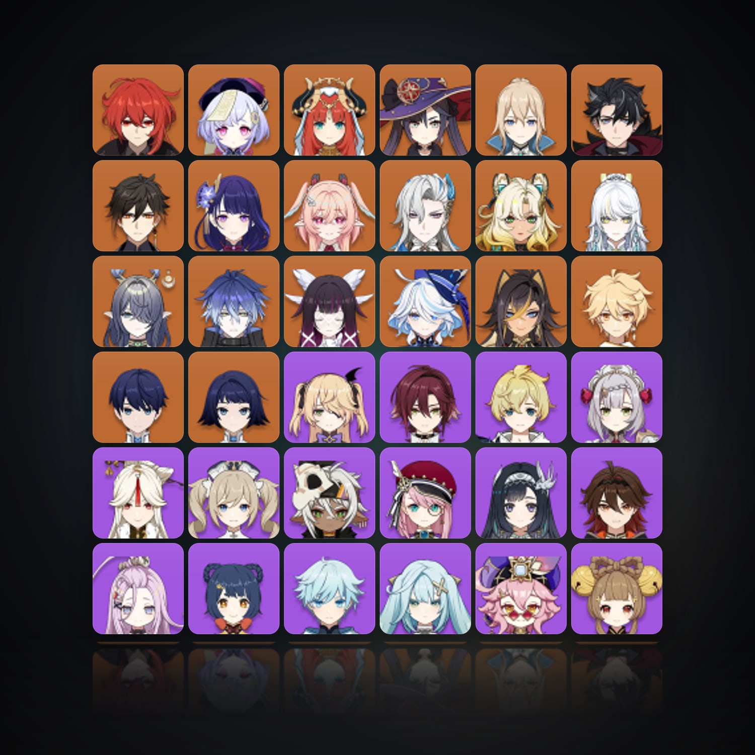 Genshin Impact | AR 60 | 69 Chars | 17× 5★ — HabibiAccounts