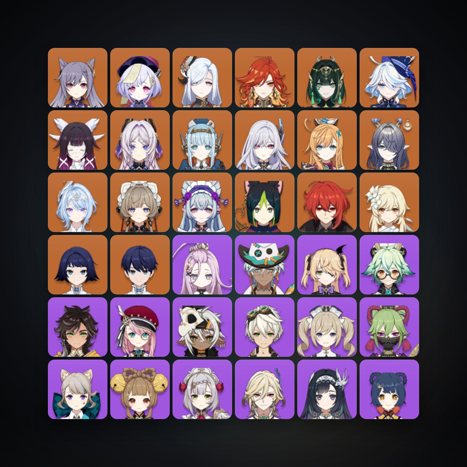 Genshin Impact | AR 57 | 63 Chars | 17× 5★ — HabibiAccounts