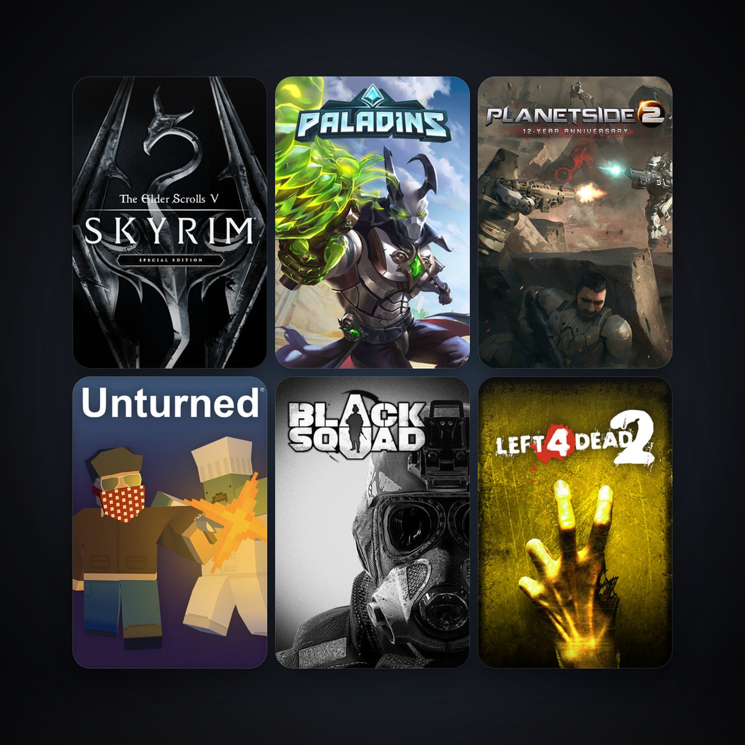 Left 4 Dead 2 + Spiral Knights, 36 games, clean — HabibiAccounts