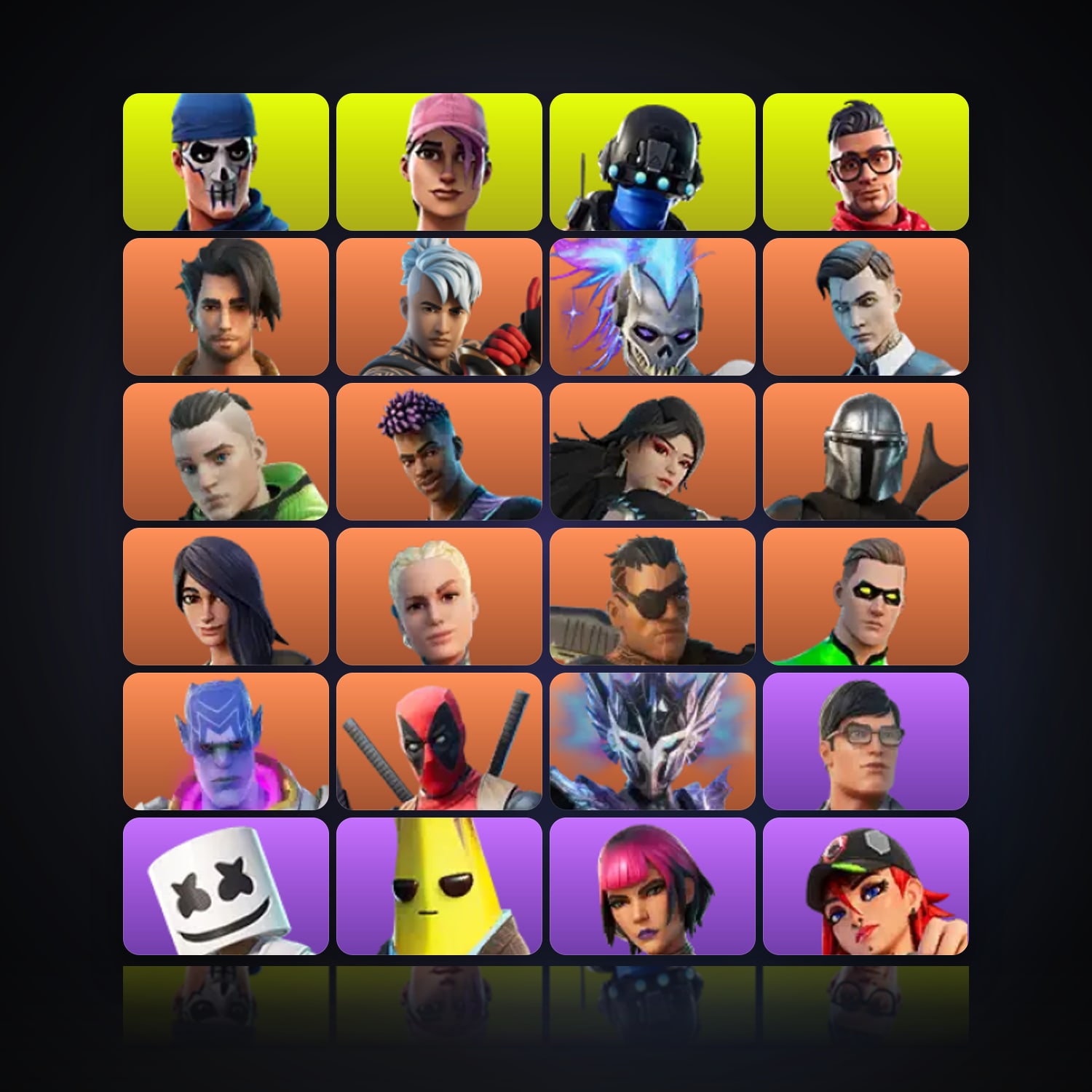 Fortnite | 91 Skins | 500 V-Bucks | Level 1465 | 189 Wins — HabibiAccounts