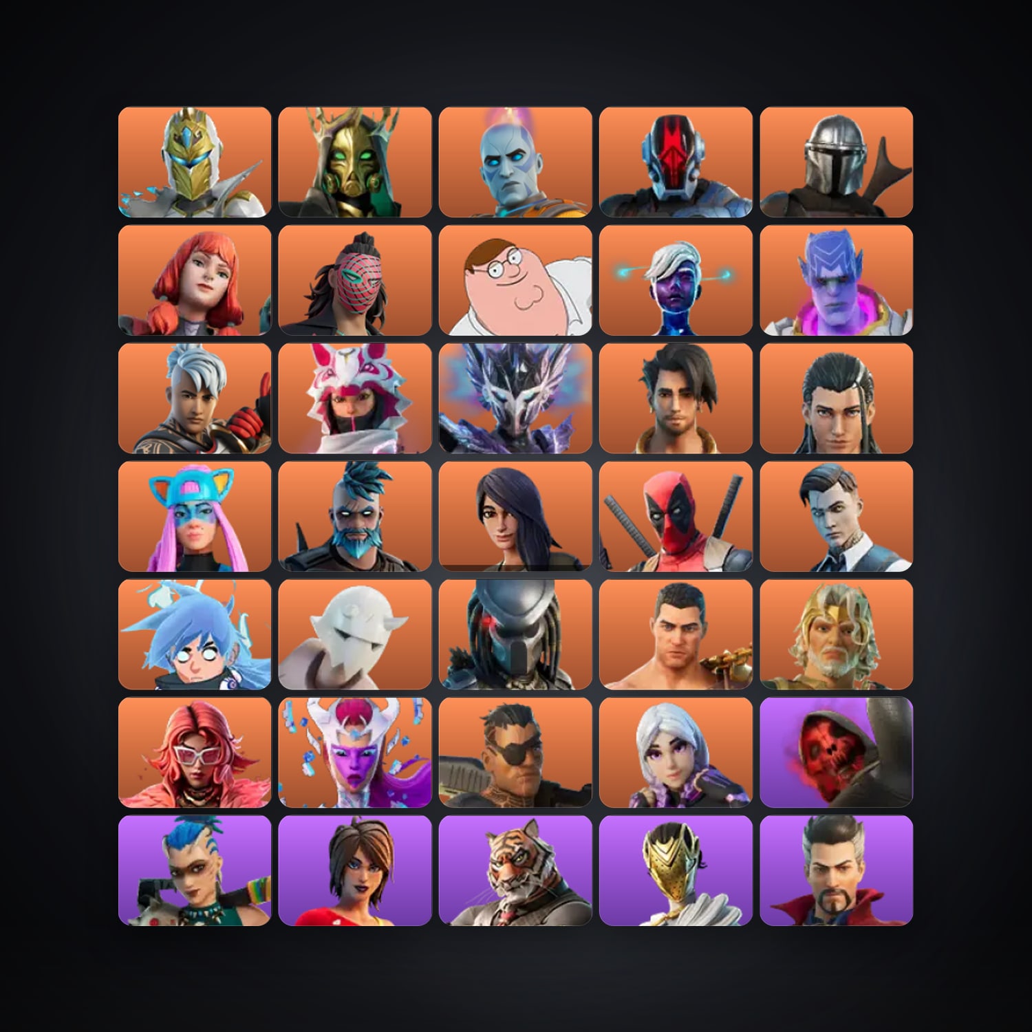 Fortnite account with Midas & Deadpool — 233 skins — 1.1K V-Bucks — lvl 5143 — HabibiAccounts
