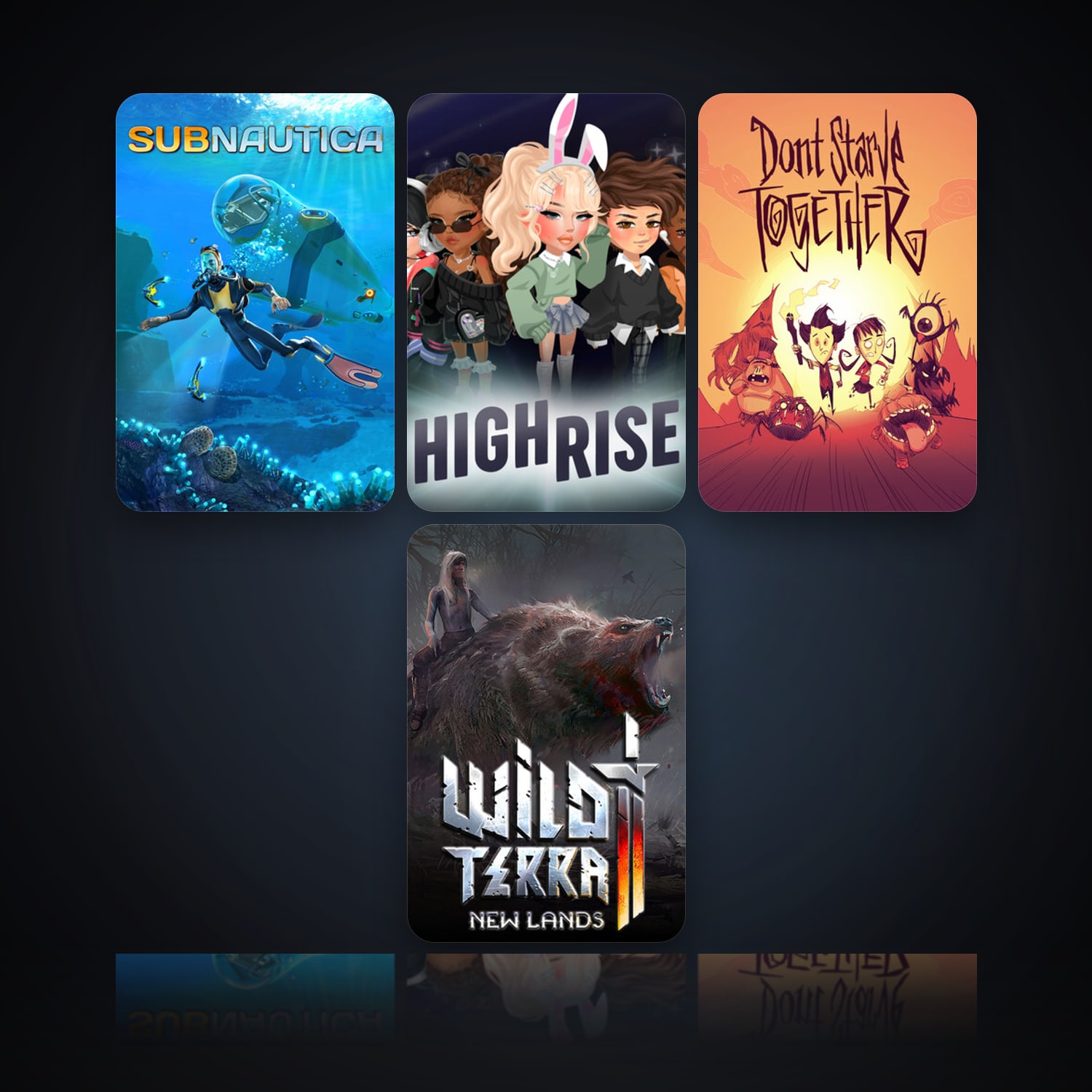 هالحساب ستيم فلين، Subnautica وDon't Starve Together، 5 لعبة، صامد واضح — HabibiAccounts