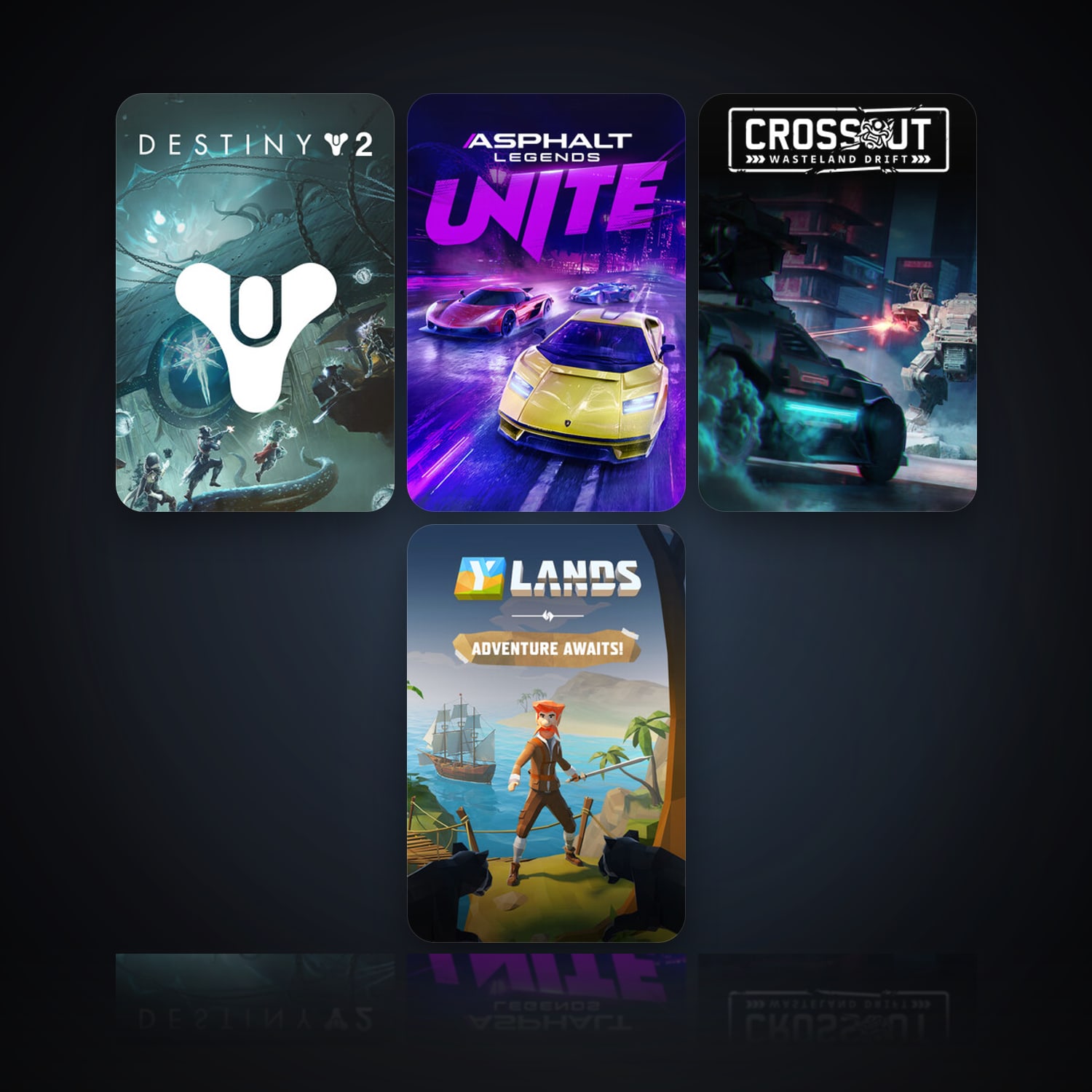 Destiny 2 & Asphalt Legends Unite — HabibiAccounts