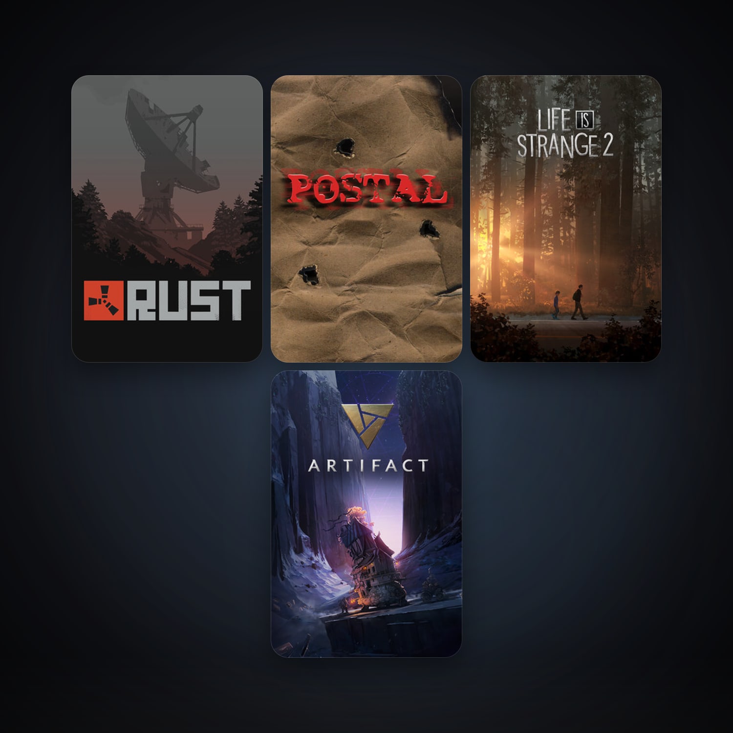 POSTAL + Rust, 21 games, clean — HabibiAccounts