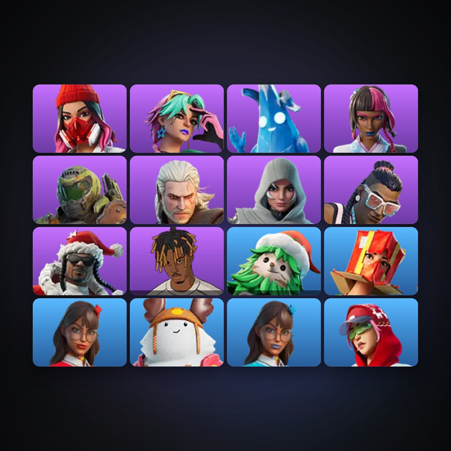 Fortnite | 17 Skins | 950 V-Bucks | Level 657 | 42 Wins — HabibiAccounts