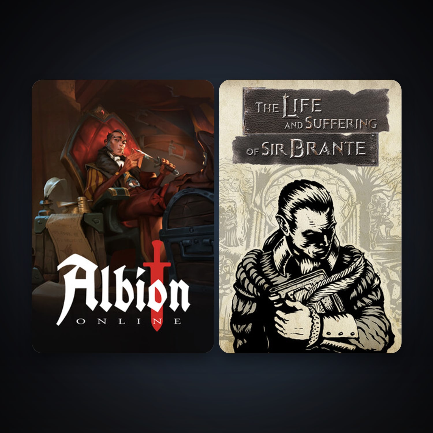 Albion Online + The Life and Suffering of Sir Brante, 3 games, clean — HabibiAccounts