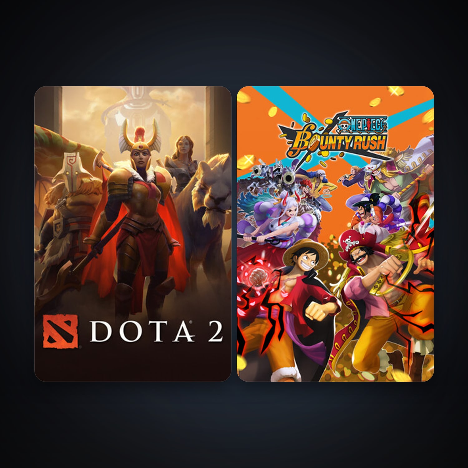 هالحساب ستيم فلين، Dota 2 وONE PIECE Bounty Rush، 3 لعبة، صامد واضح — HabibiAccounts