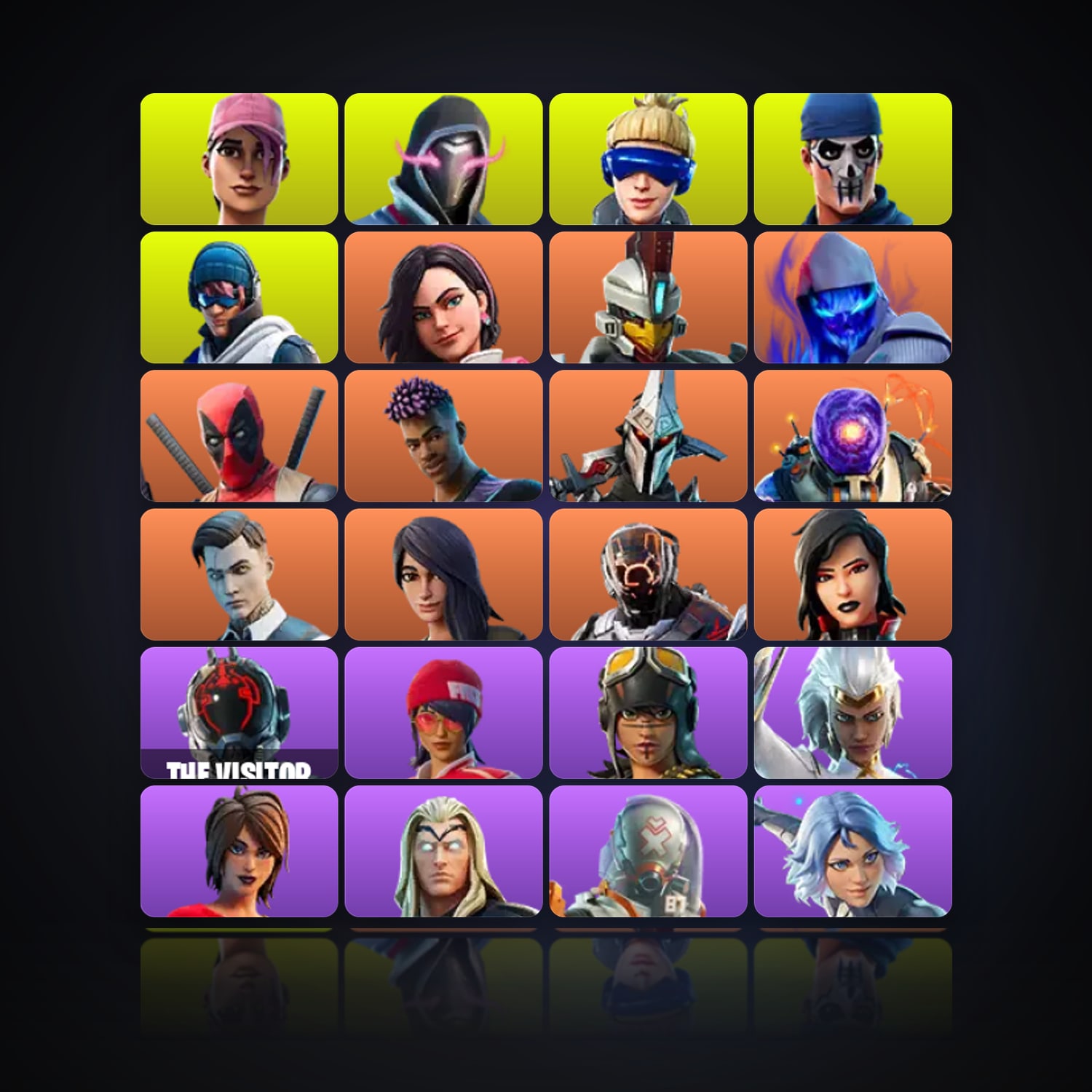 Fortnite | 167 Skins | 500 V-Bucks | Level 3034 | 297 Wins — HabibiAccounts