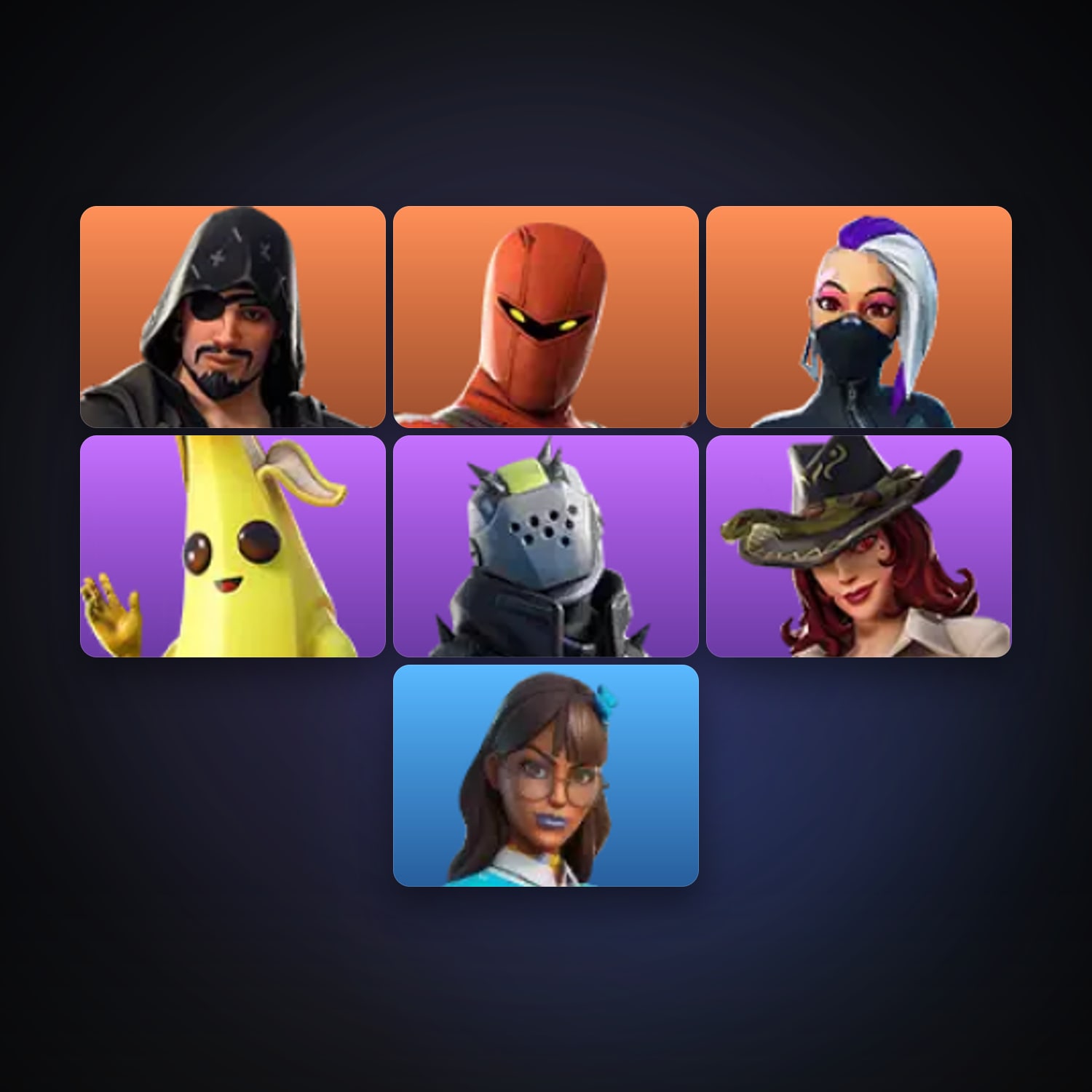 Fortnite | 7 Skins | 1.1K V-Bucks | Level 292 | 9 Wins — HabibiAccounts