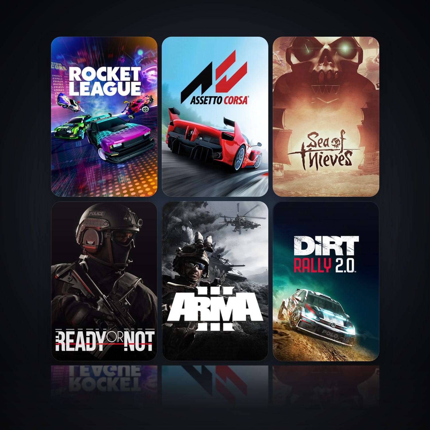 Rocket League & Assetto Corsa | 37 Games | Clean — HabibiAccounts