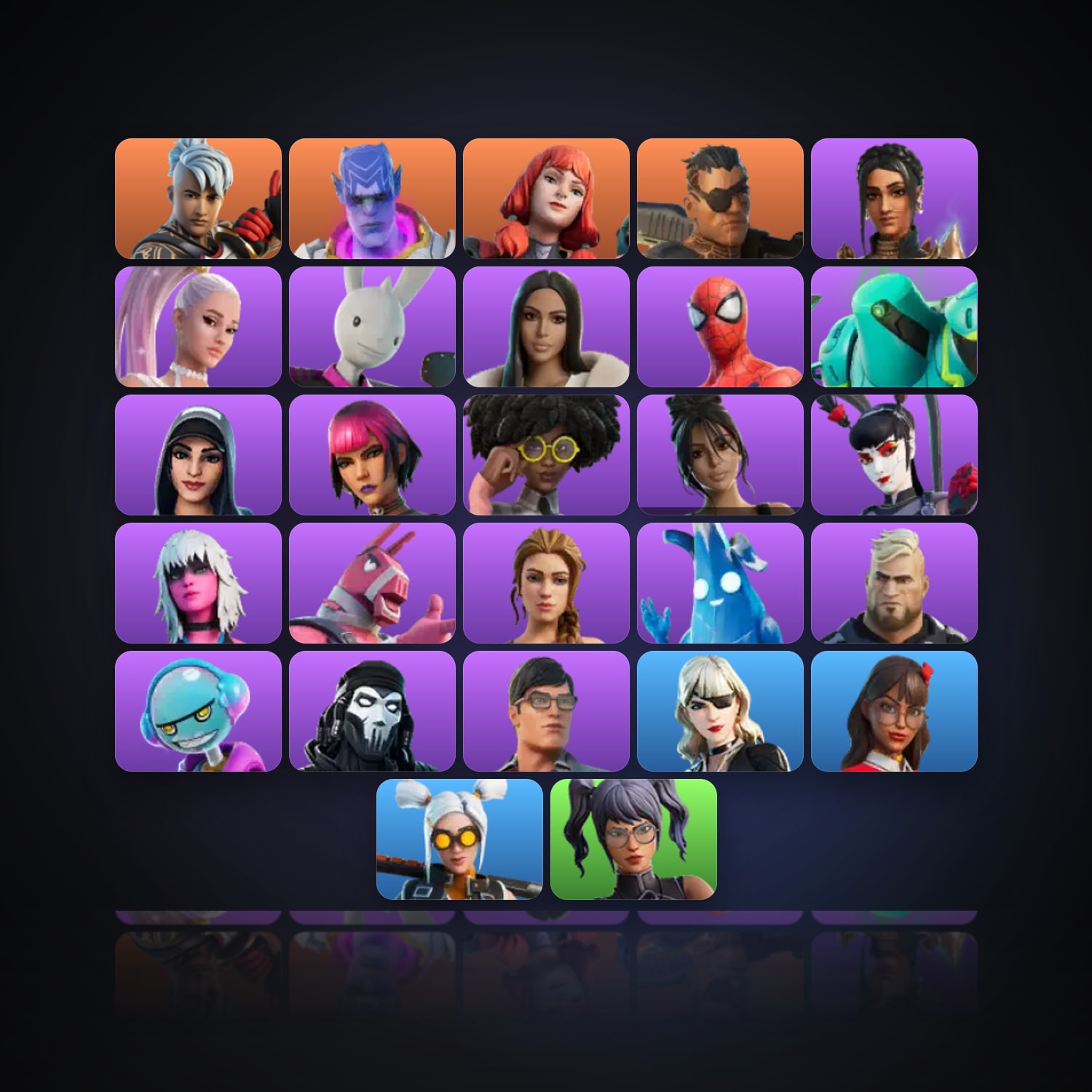 Fortnite | 27 Skins | 500 V-Bucks | Level 741 | 104 Wins — HabibiAccounts
