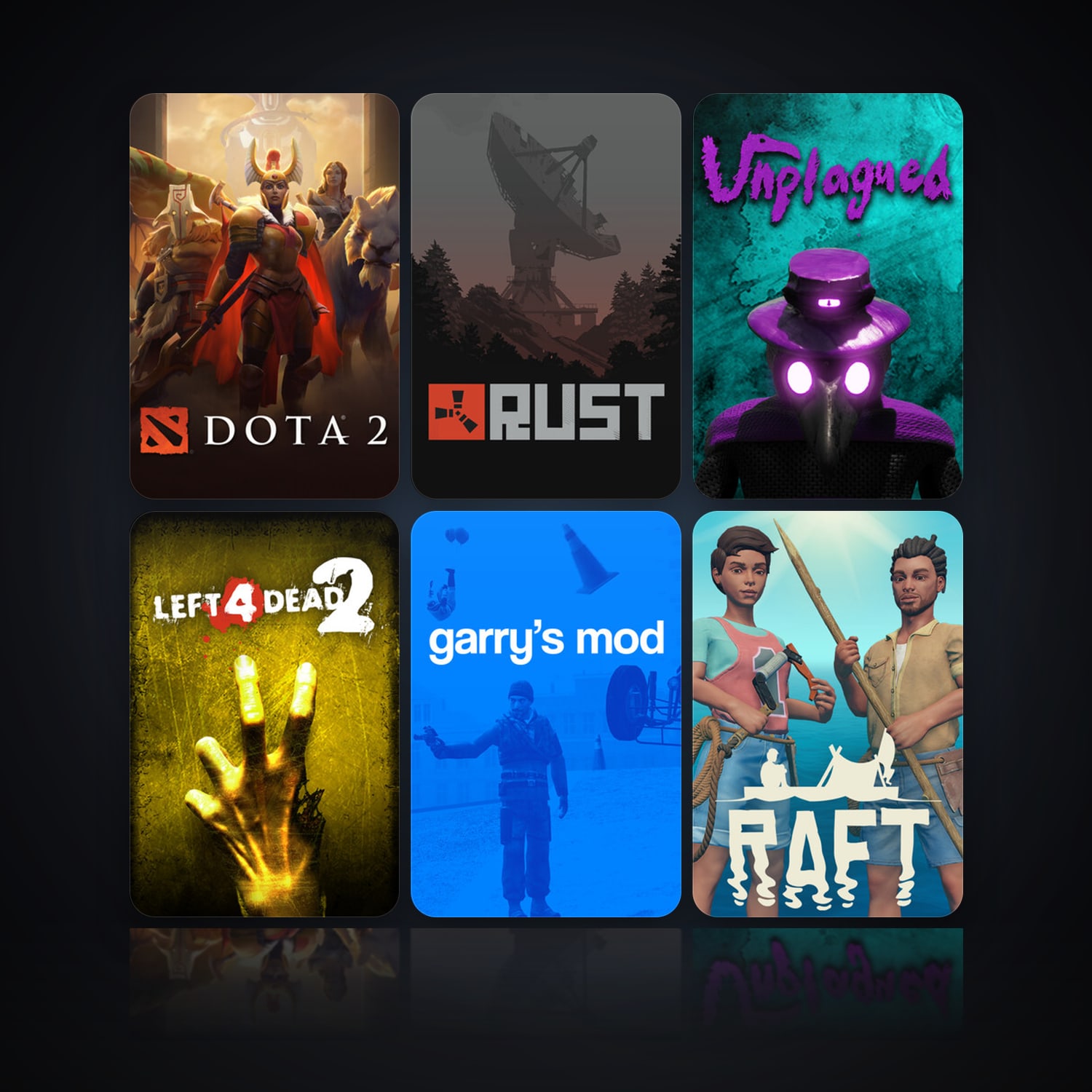 Dota 2 & Rust | 43 Games | Clean — HabibiAccounts