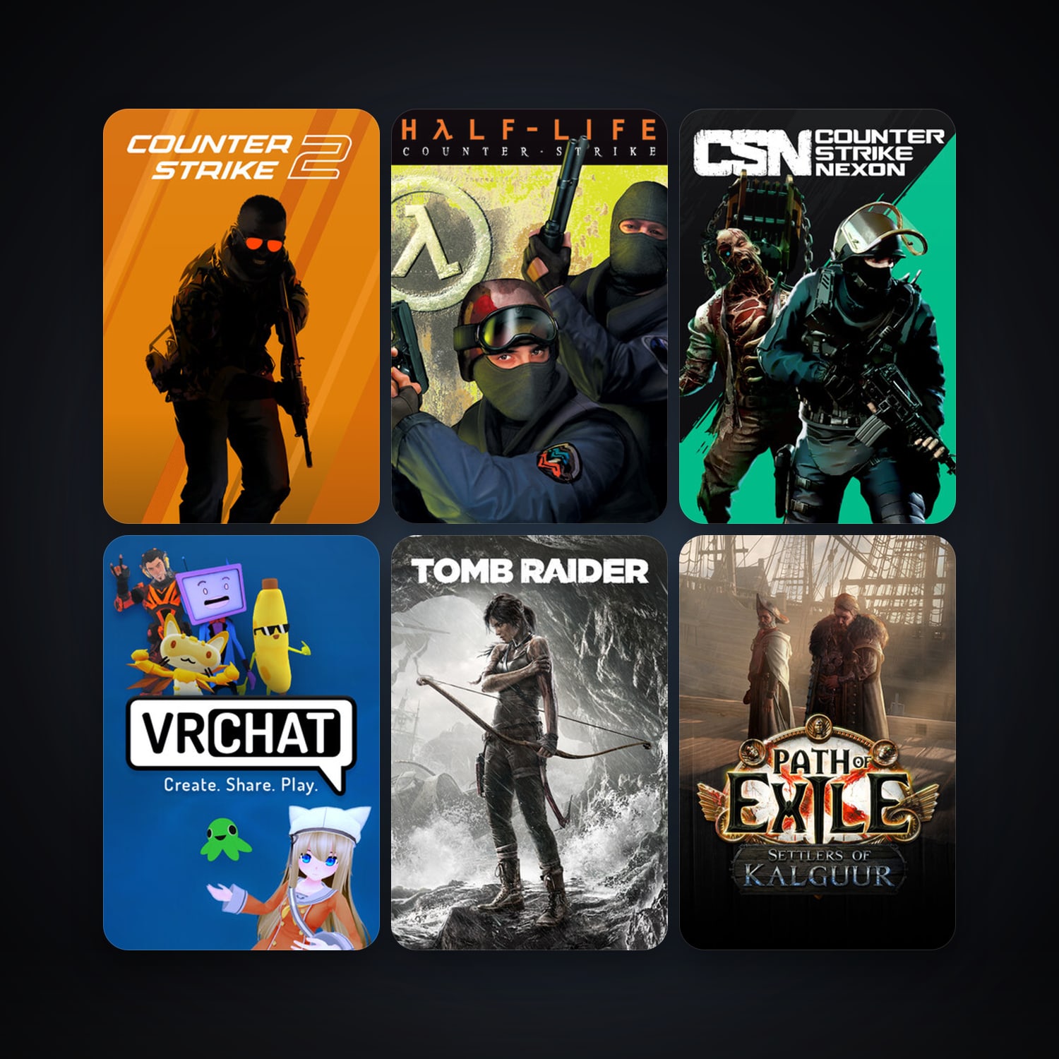 Counter-Strike + CS2 Prime, 268 games, Steam 37, clean — HabibiAccounts