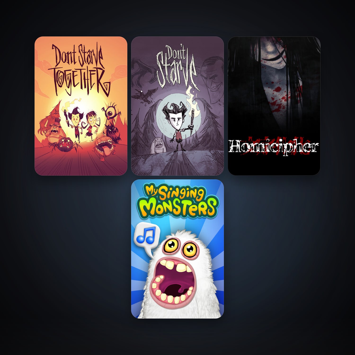 Don't Starve + Don't Starve Together, 11 games, clean — HabibiAccounts