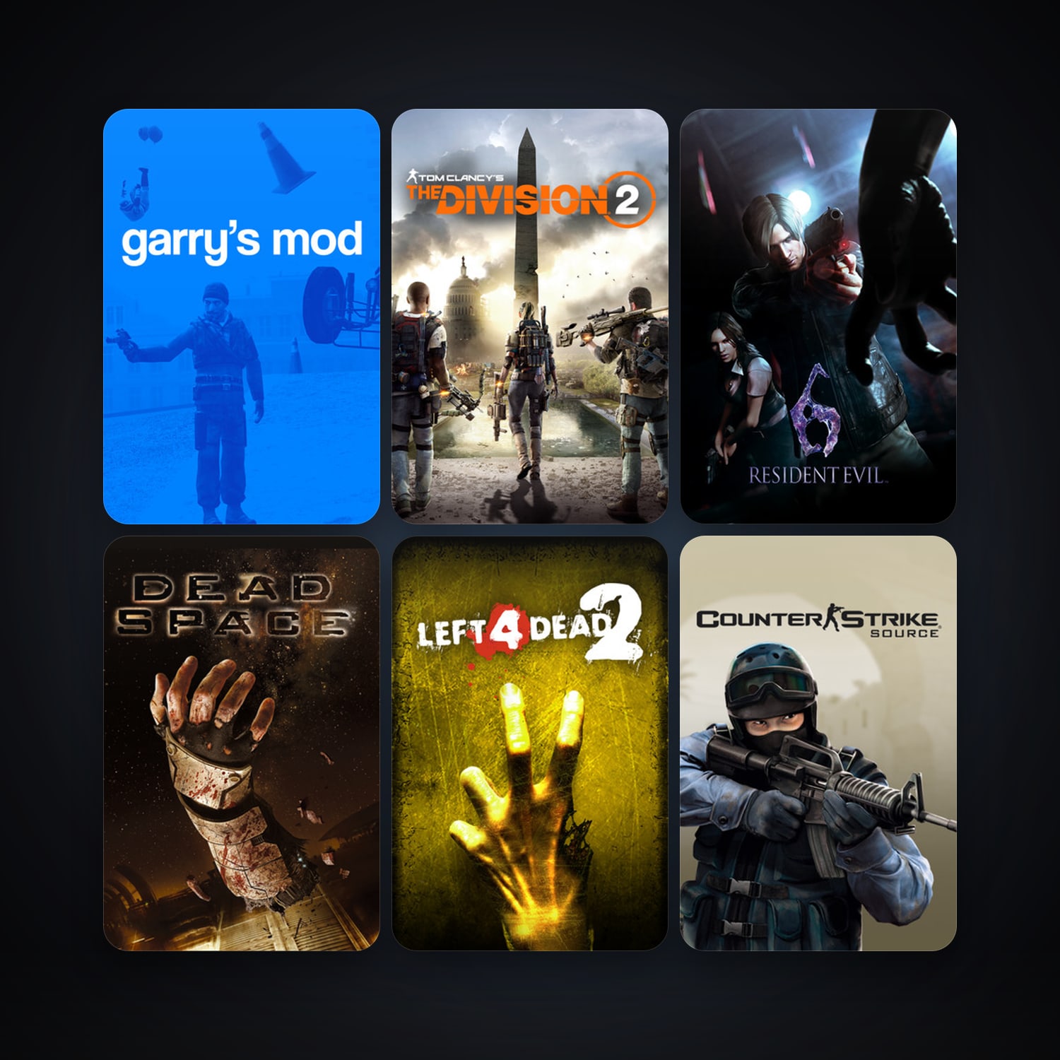 Counter-Strike: Source + Left 4 Dead 2, 247 games, Steam 11, clean — HabibiAccounts