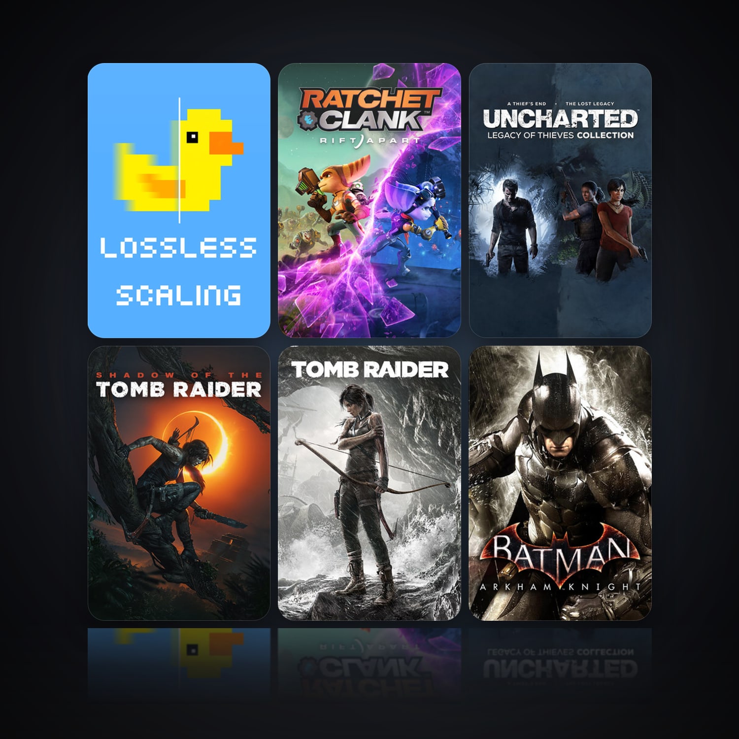 Lossless Scaling & Ratchet & Clank: Rift Apart | 132 Games | Clean — HabibiAccounts