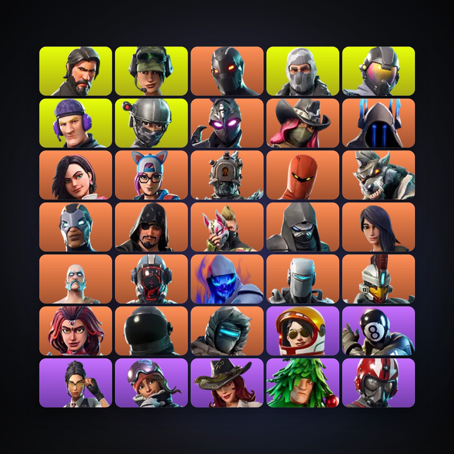 Fortnite | 80 Skins | Level 769 | 85 Wins — HabibiAccounts