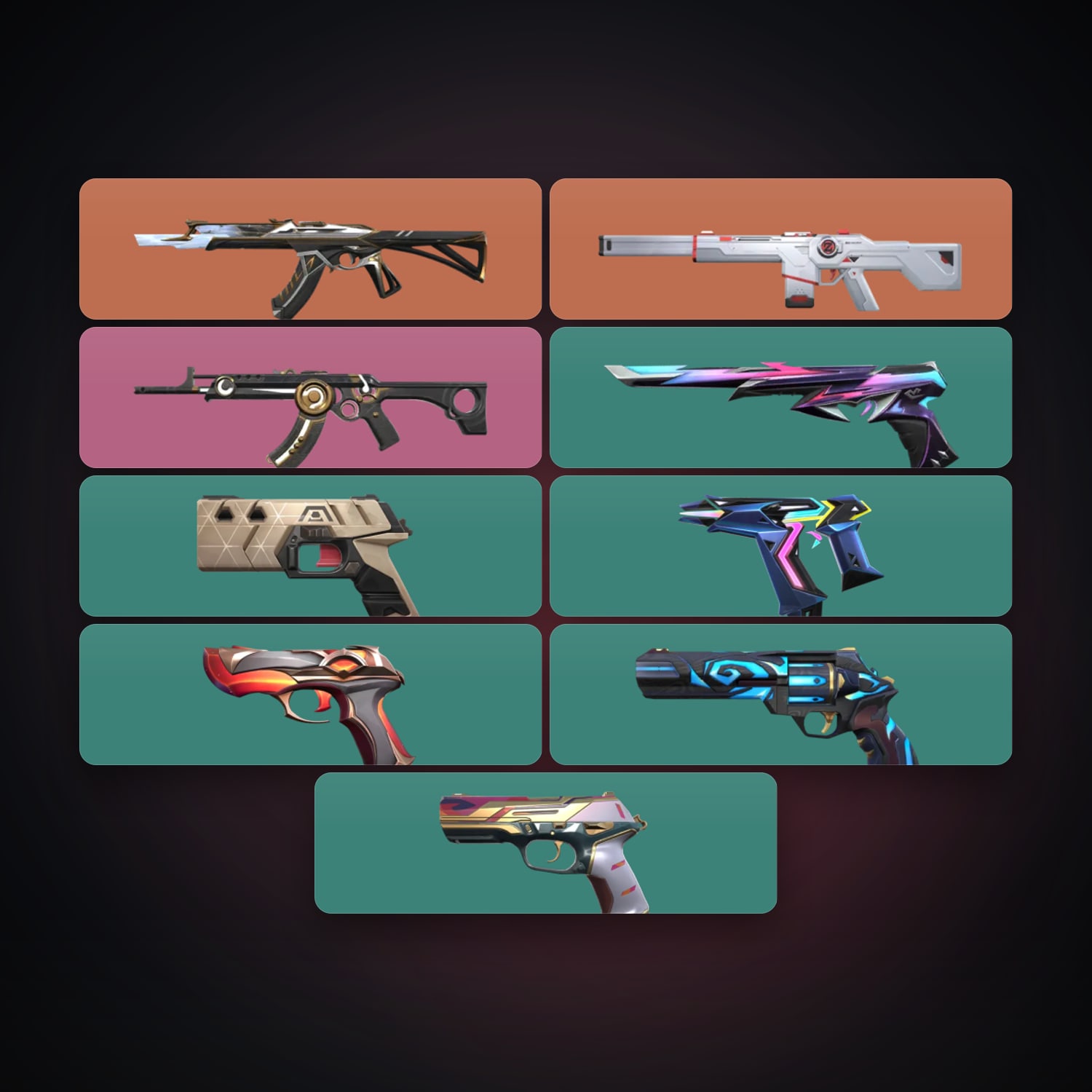EU Bronze 2 locker — 9 skins, lvl 145 — HabibiAccounts