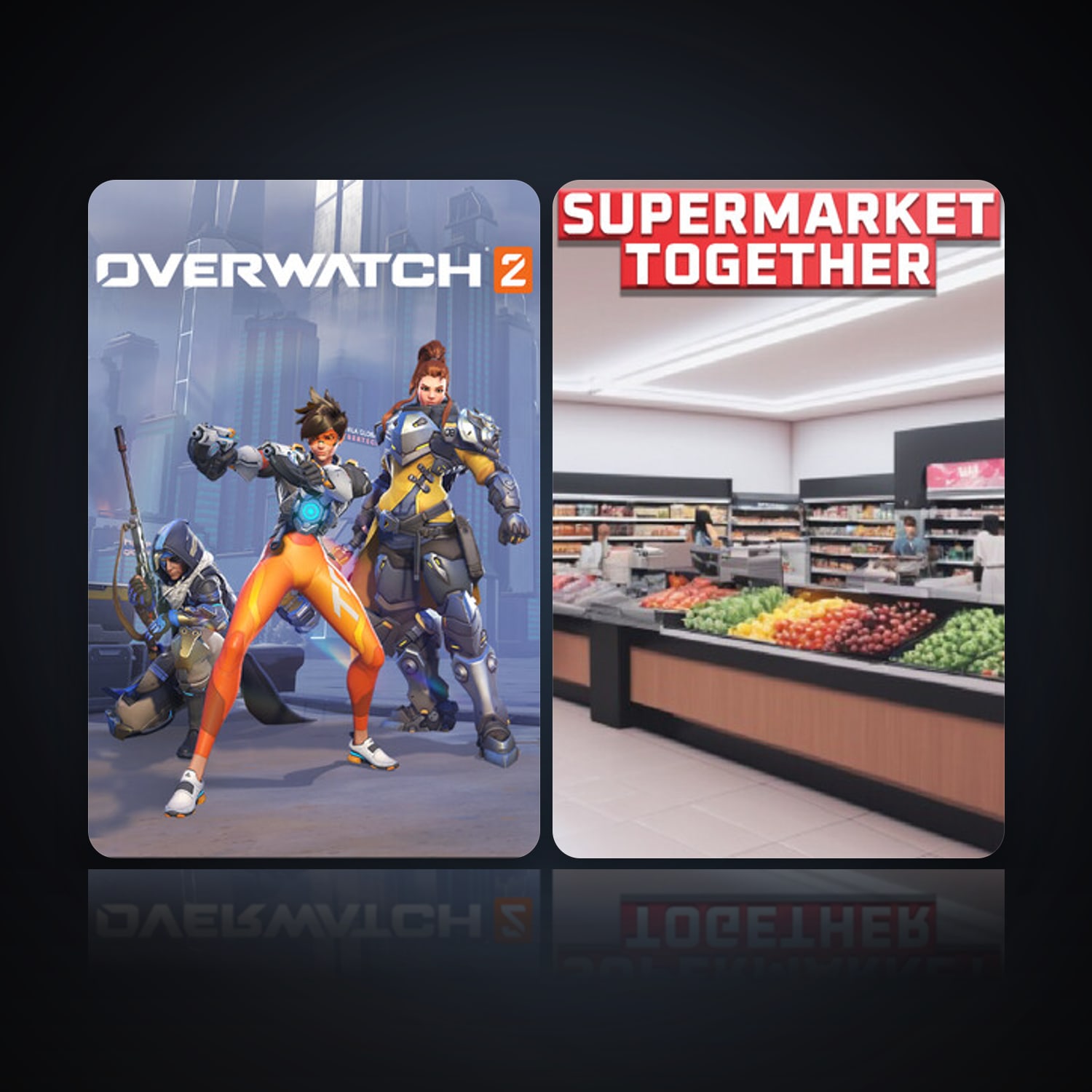 Overwatch 2 & Supermarket Together — HabibiAccounts