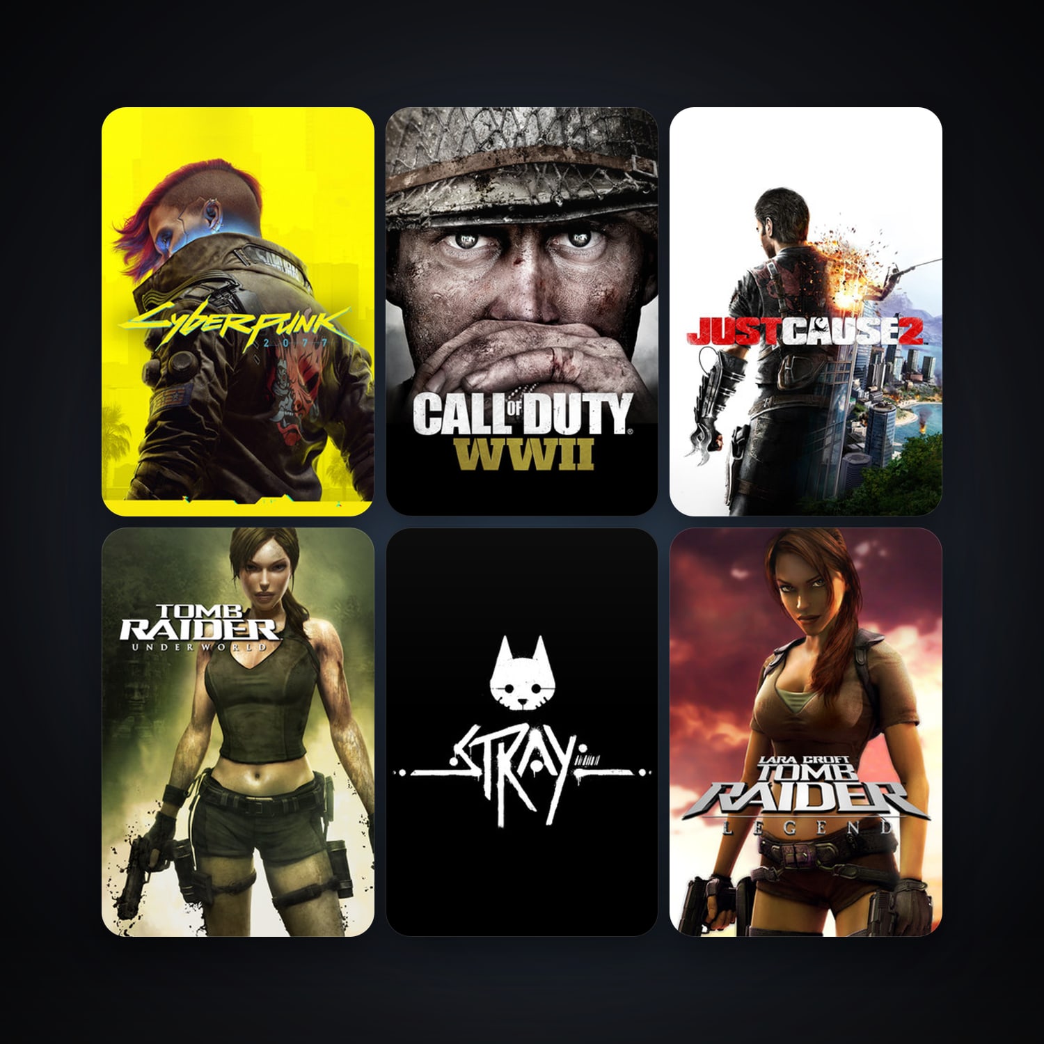 Tomb Raider: Legend + Tomb Raider: Anniversary, 26 games, clean — HabibiAccounts