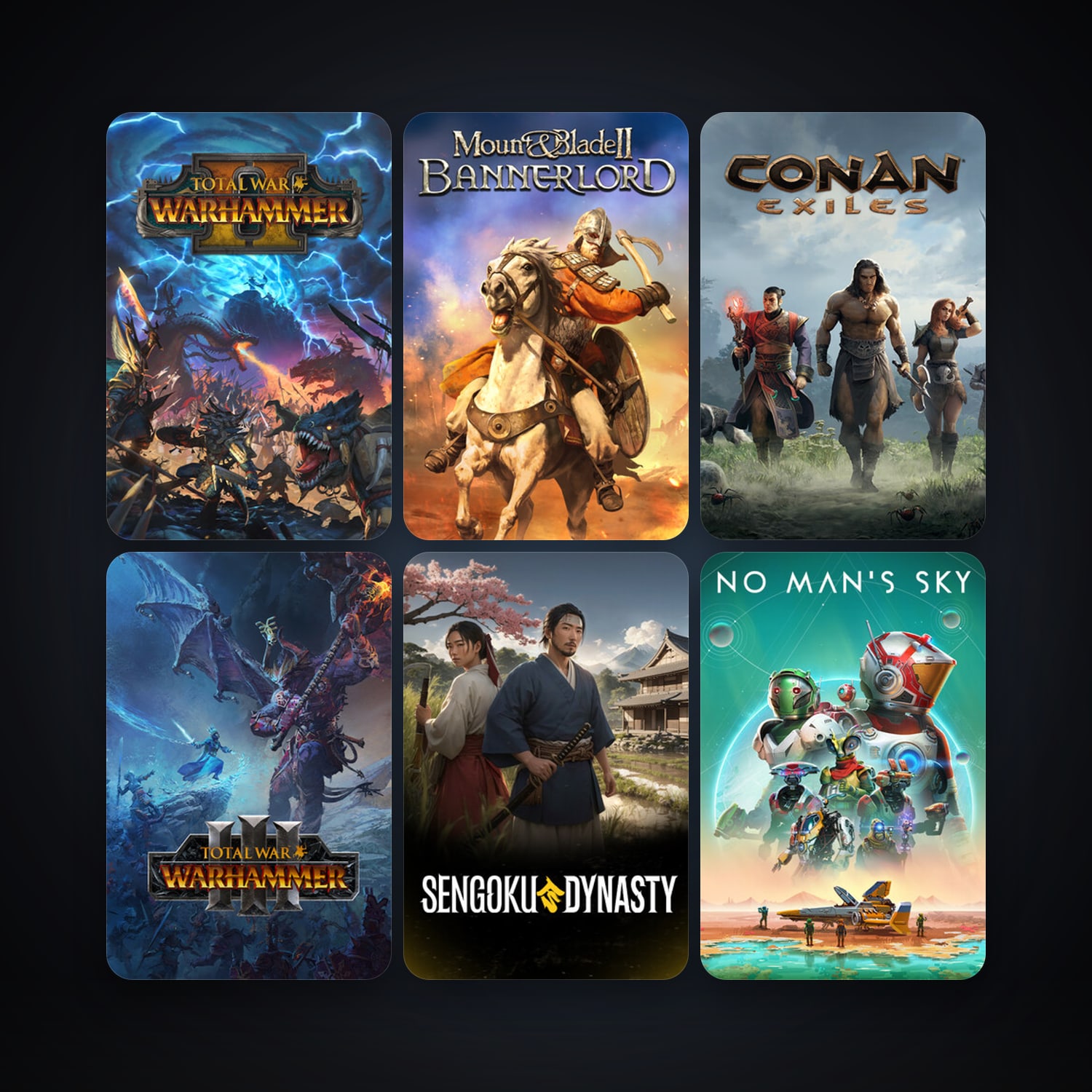 Total War: WARHAMMER II & Mount & Blade II: Bannerlord | 39 Games | Clean — HabibiAccounts