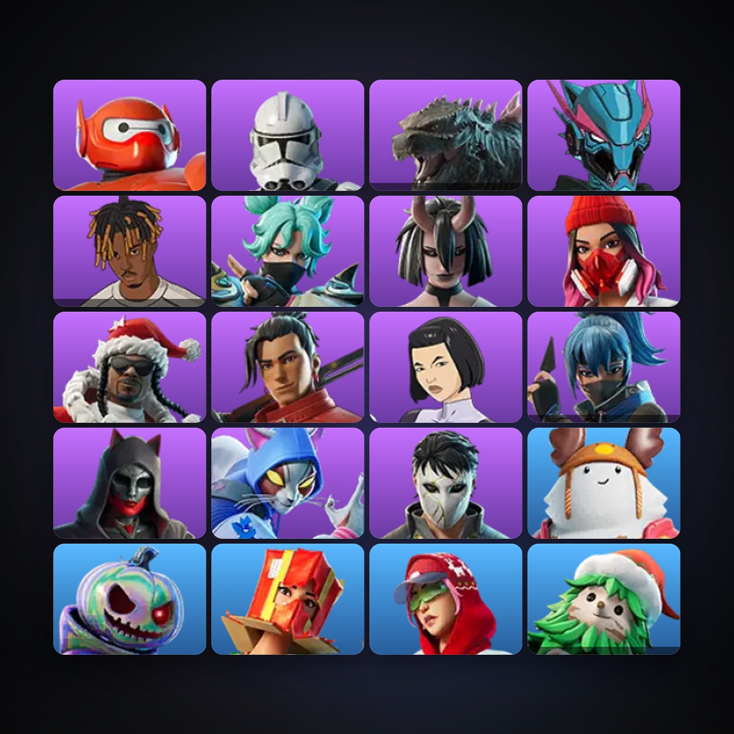 Fortnite | 23 Skins | 200 V-Bucks | Level 1560 | 219 Wins — HabibiAccounts