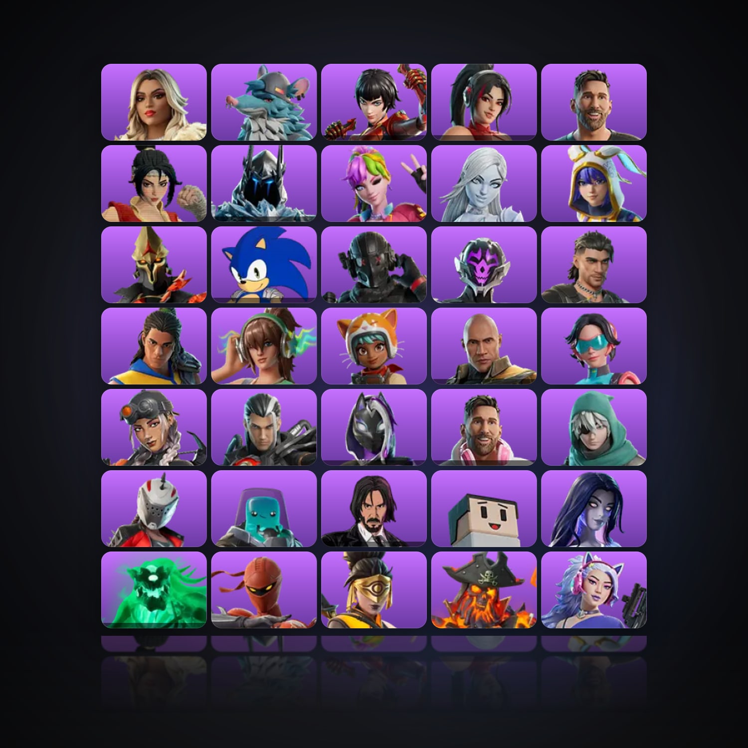 Fortnite | 45 Skins | Level 594 | 99 Wins — HabibiAccounts