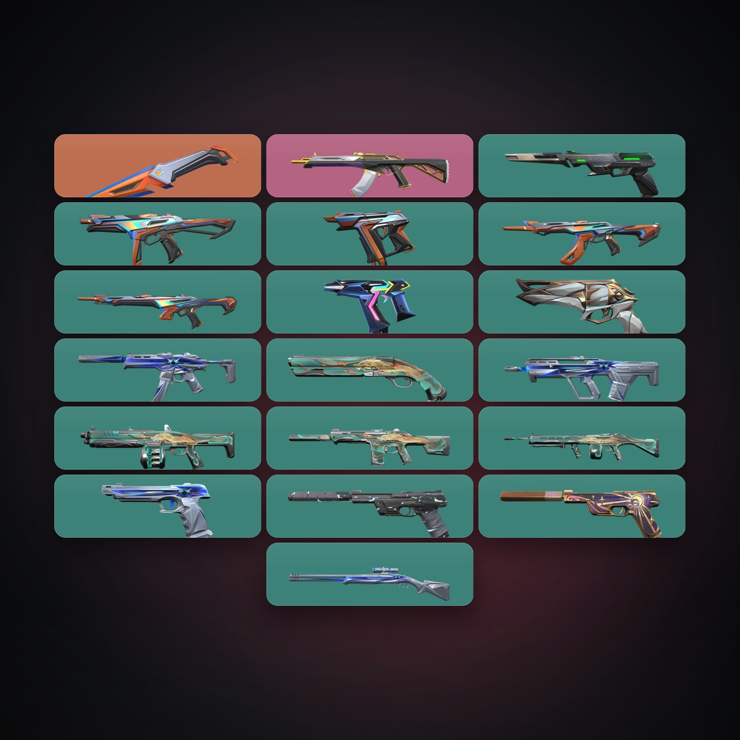 AP Gold 3 locker — 1 knives, 19 skins, lvl 189 — HabibiAccounts