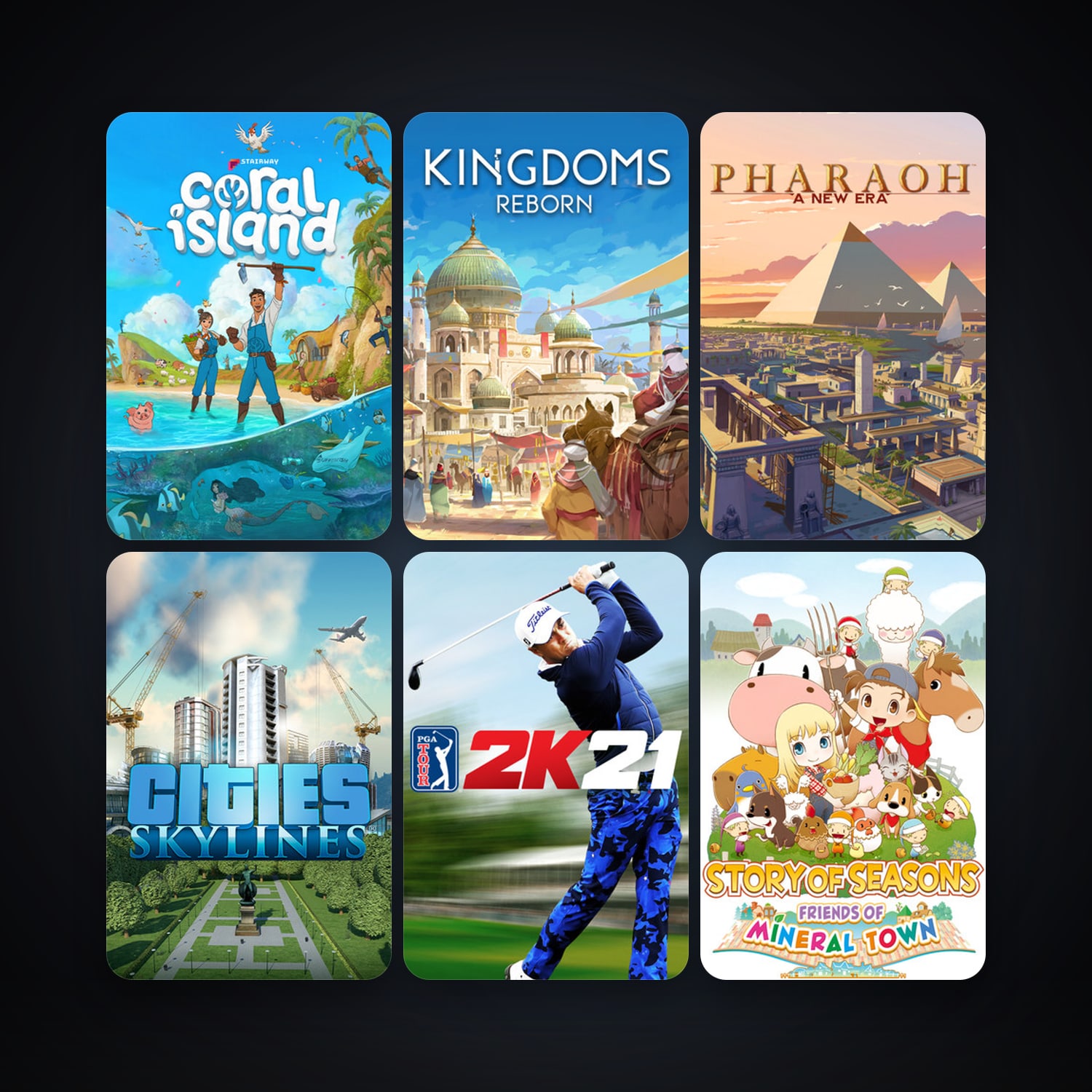Coral Island & Kingdoms Reborn | 22 Games | Clean — HabibiAccounts